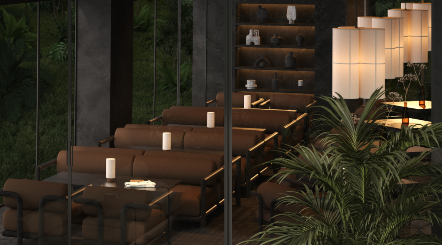 A Restaurant in the Jungle Stages Ritual Through Interior Design