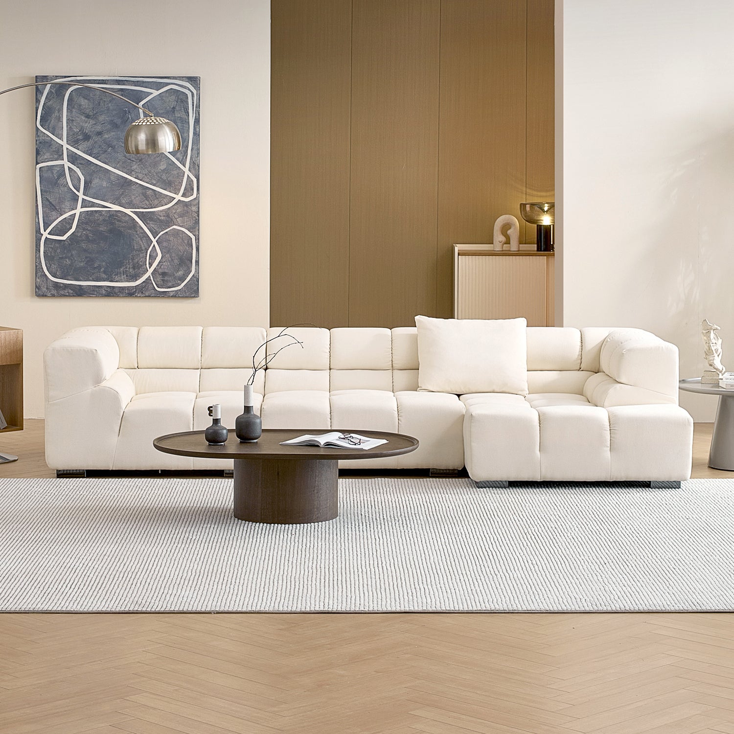 sectional - Amora Sectional High Arm - MC - Mario Capasa