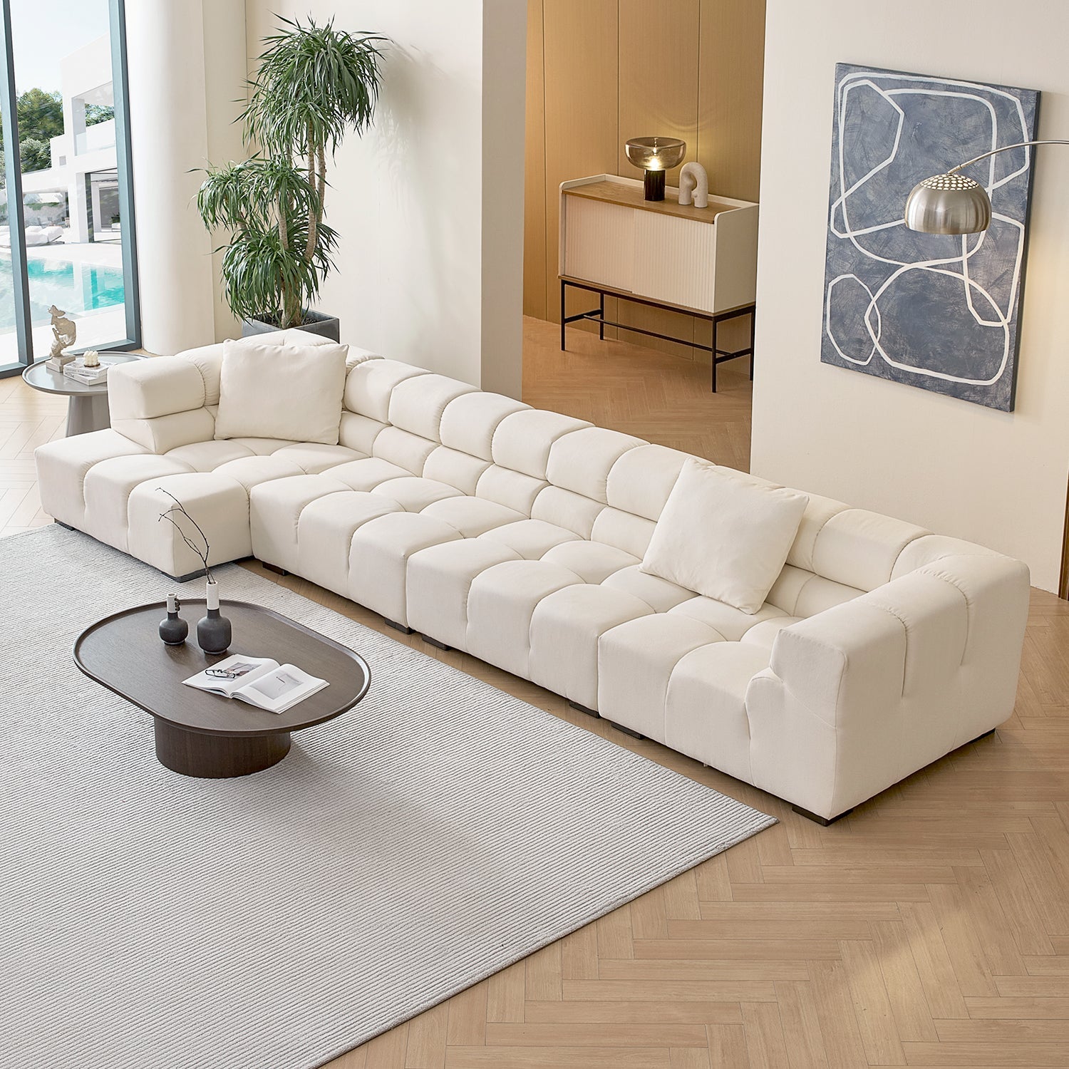 sectional - Amora Sectional High Arm - MC - Mario Capasa