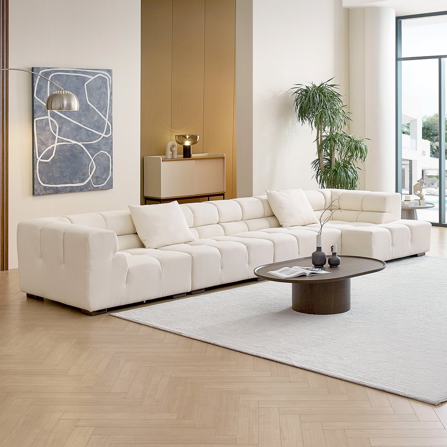 sectional - Amora Sectional High Arm - MC - Mario Capasa