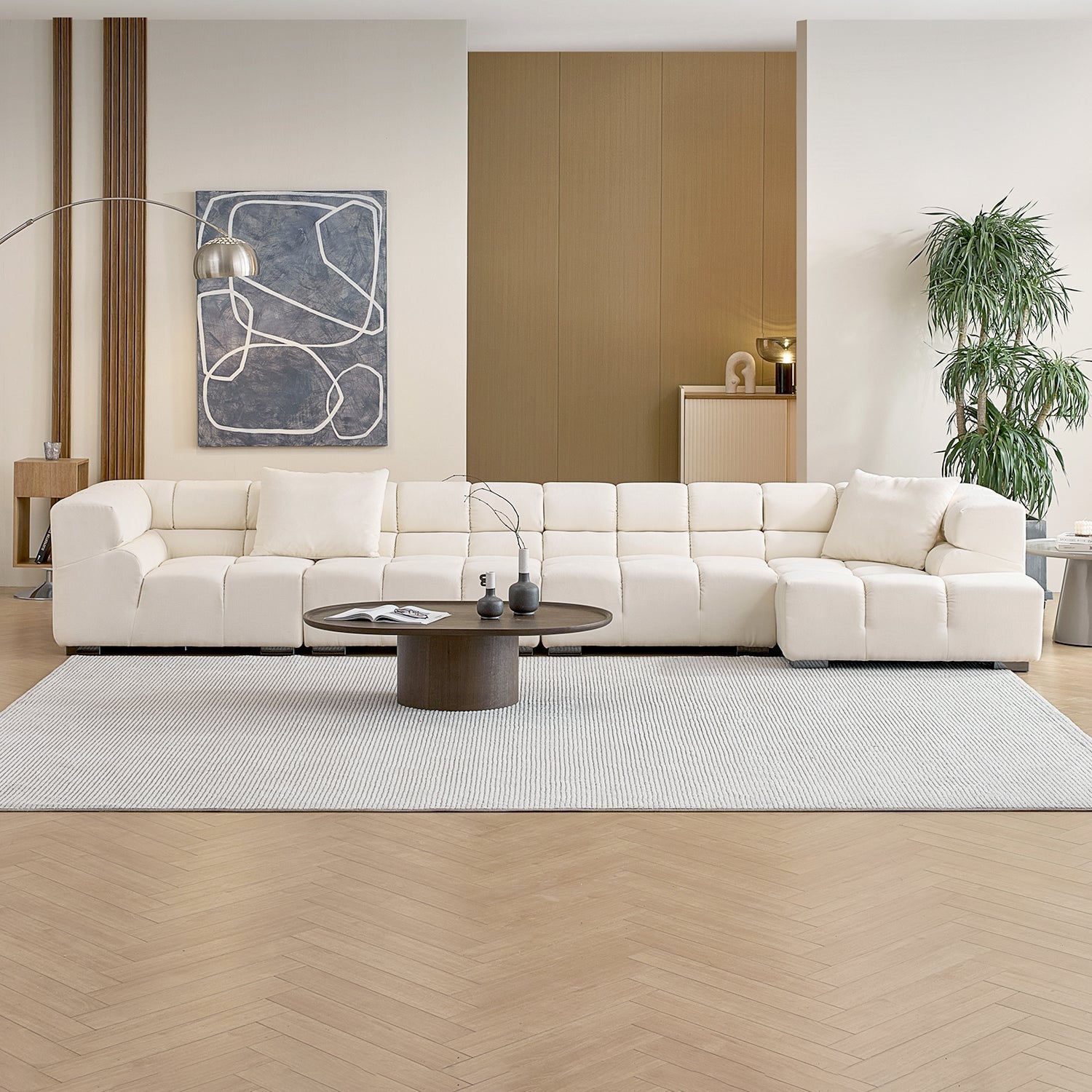 sectional - Amora Sectional High Arm - MC - Mario Capasa