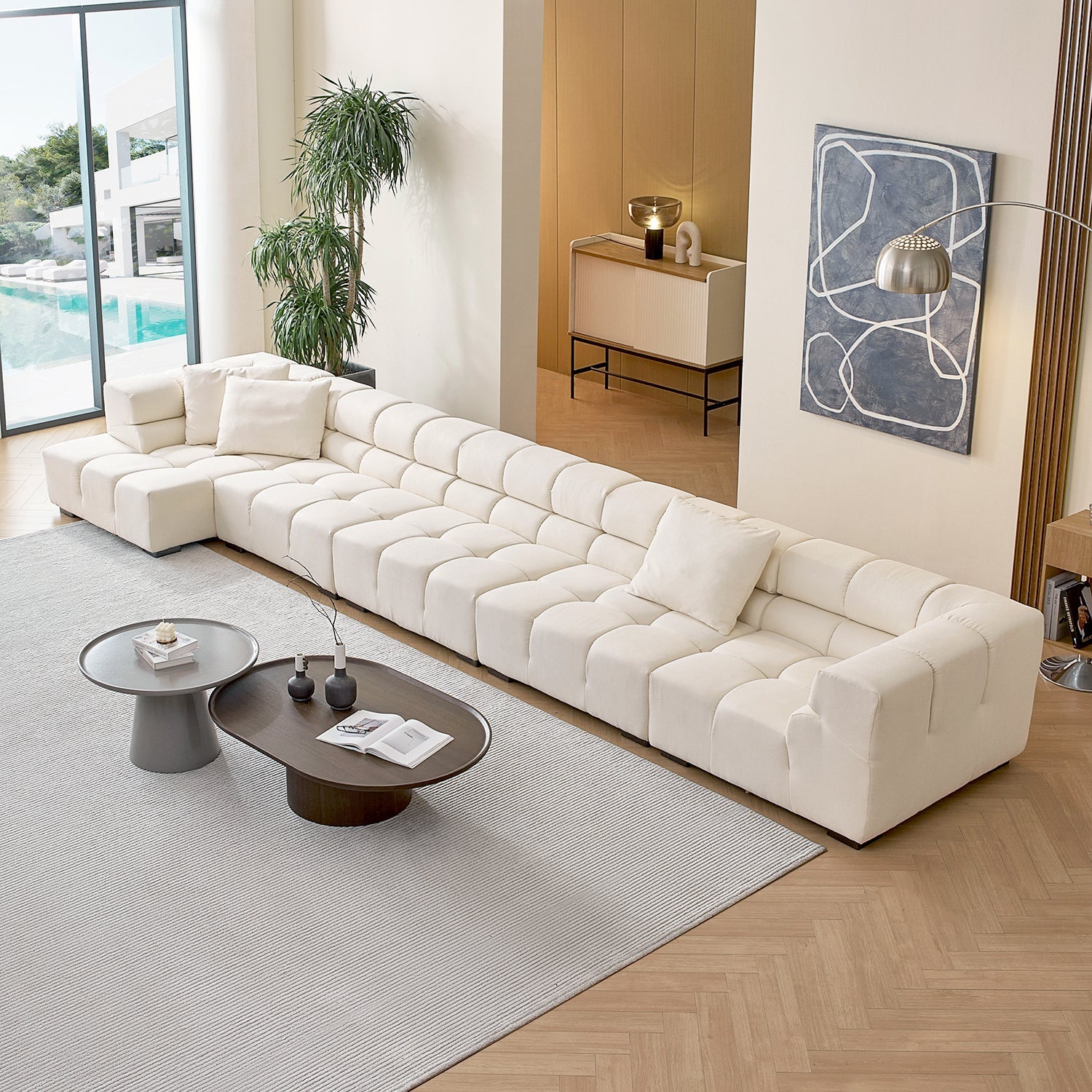 sectional - Amora Sectional High Arm - MC - Mario Capasa