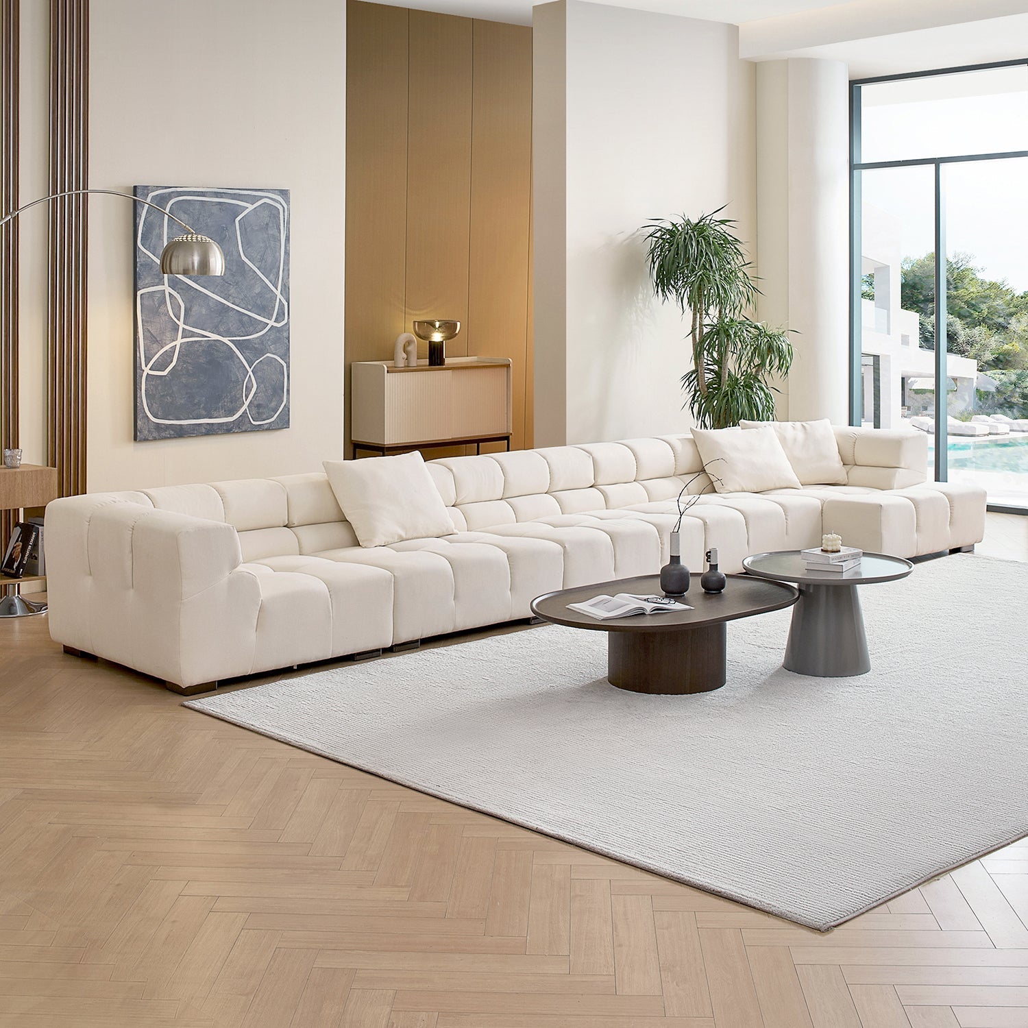 sectional - Amora Sectional High Arm - MC - Mario Capasa