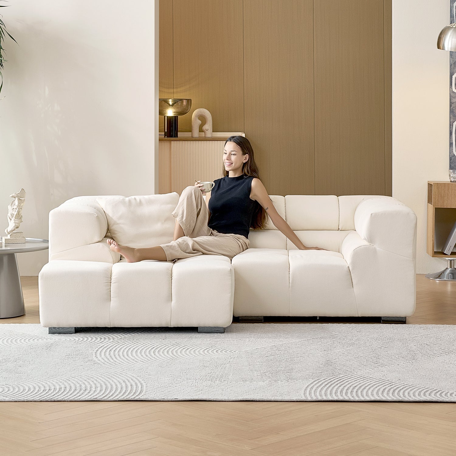 sectional - Amora Sectional High Arm - MC - Mario Capasa