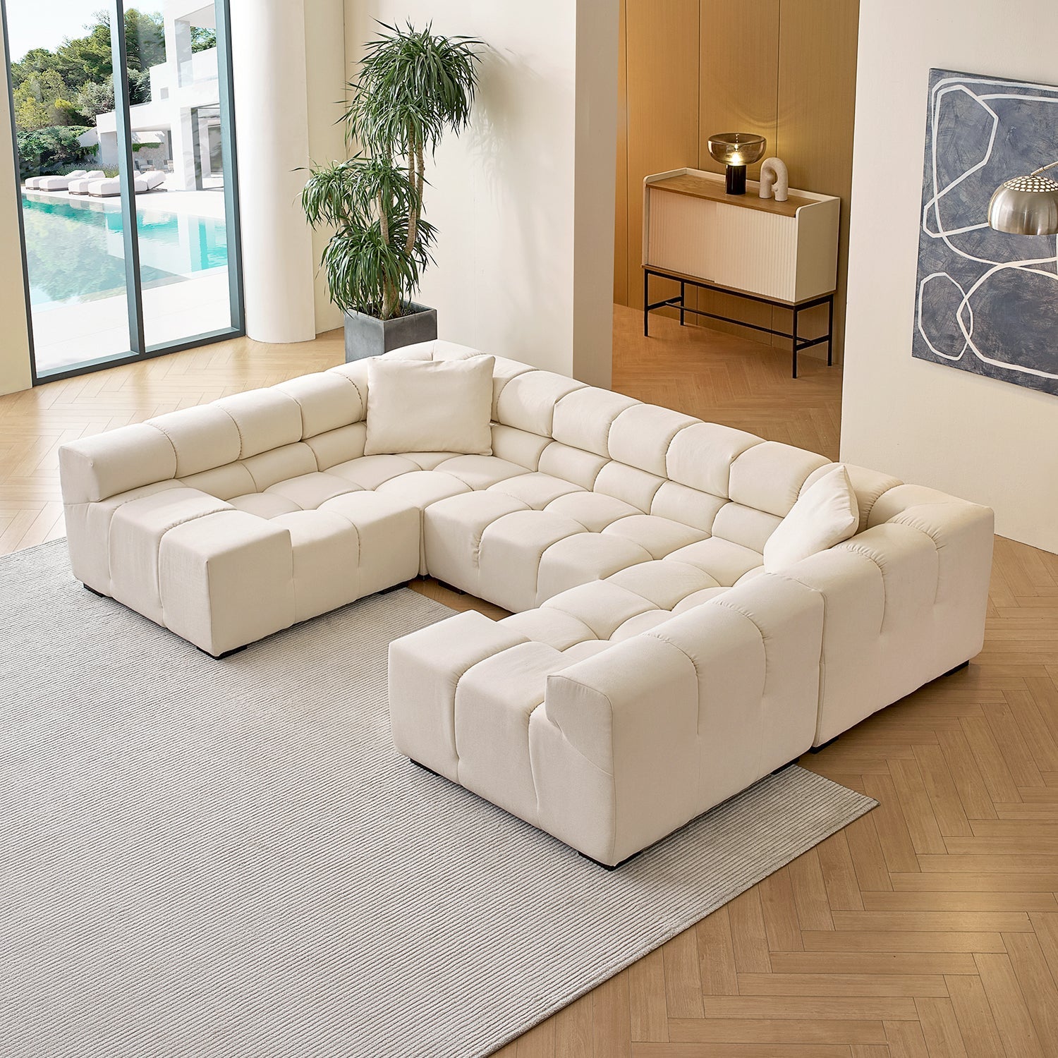 sectional - Amora U Lounge - MC - Mario Capasa