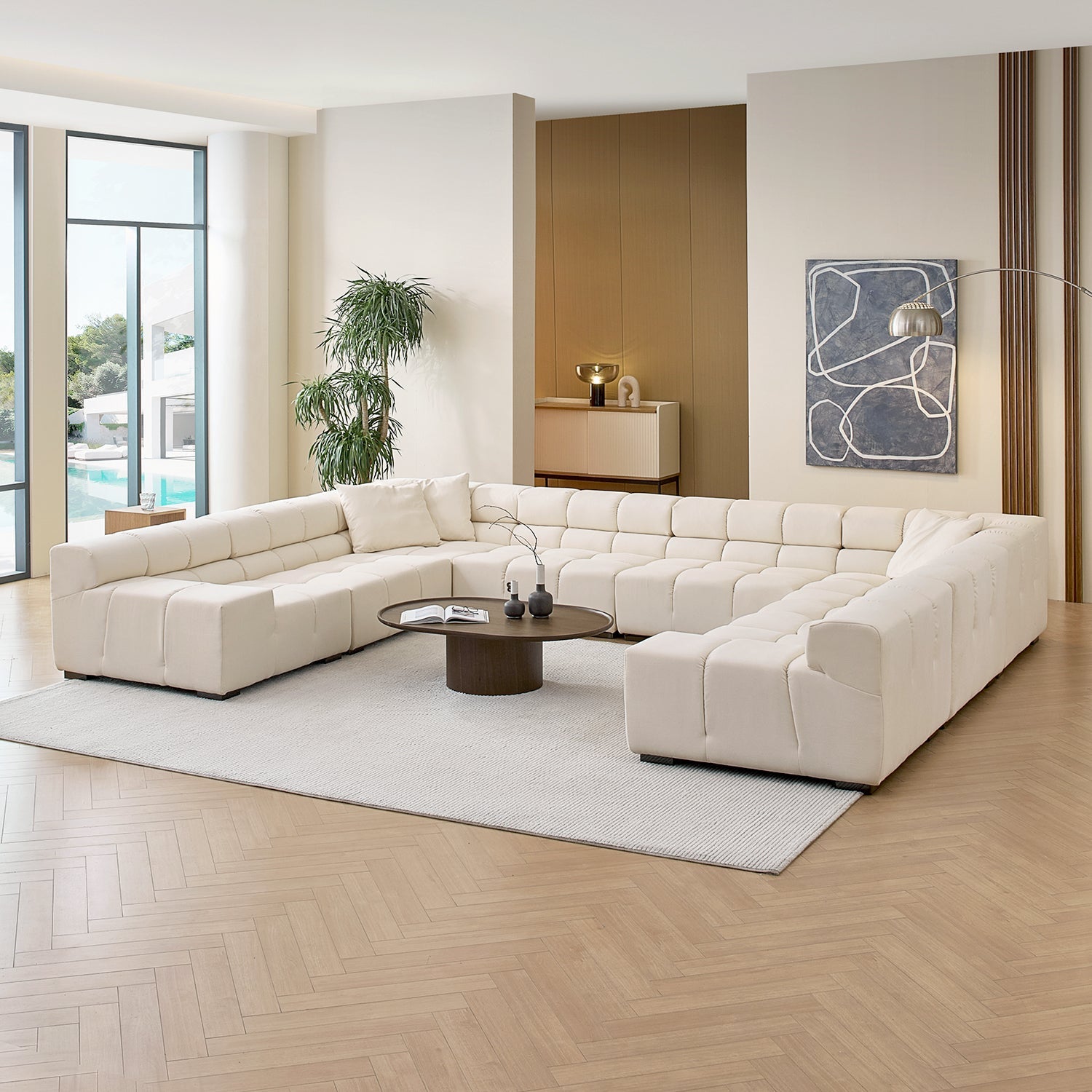 sectional - Amora U Lounge - MC - Mario Capasa