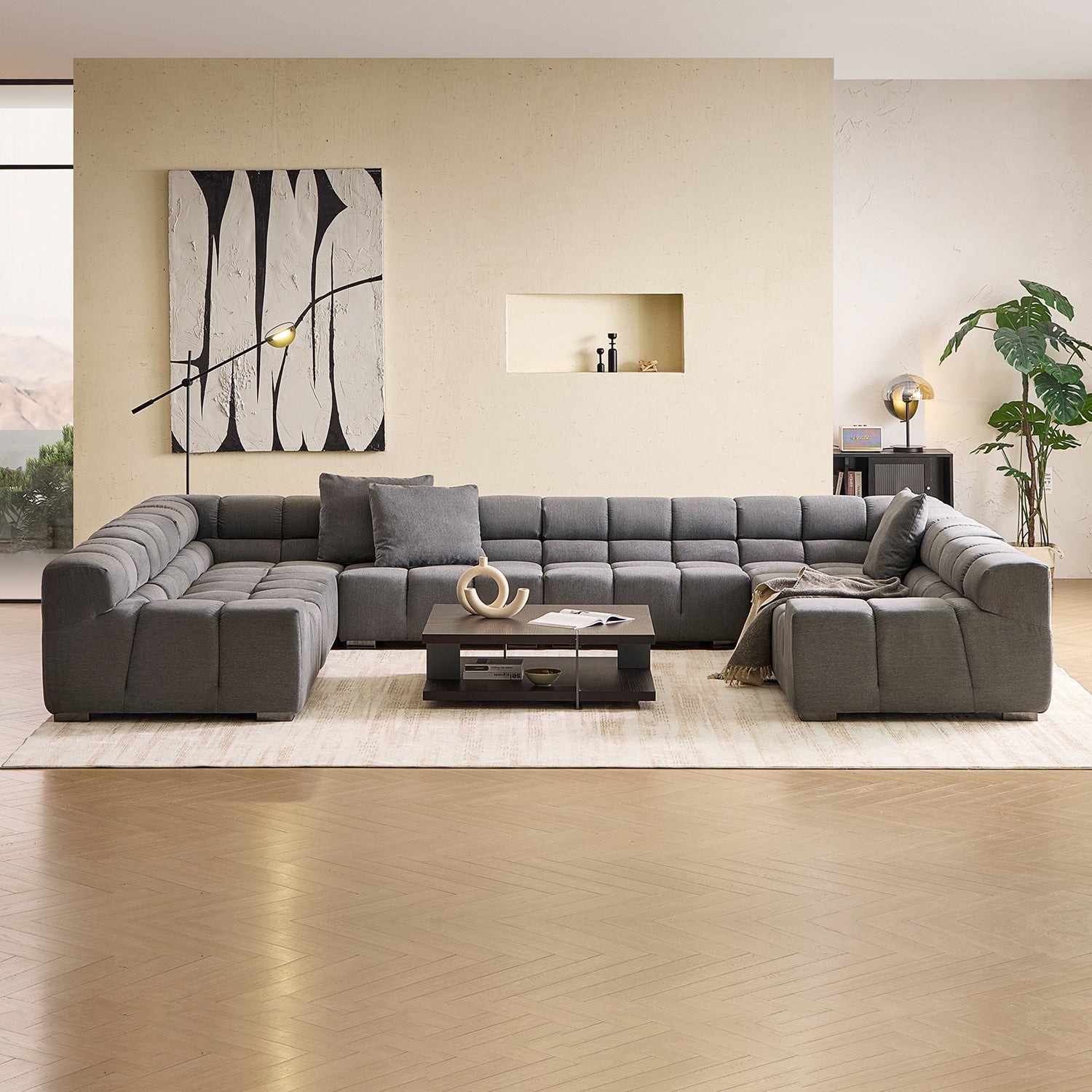 sectional - Amora U Lounge - MC - Mario Capasa