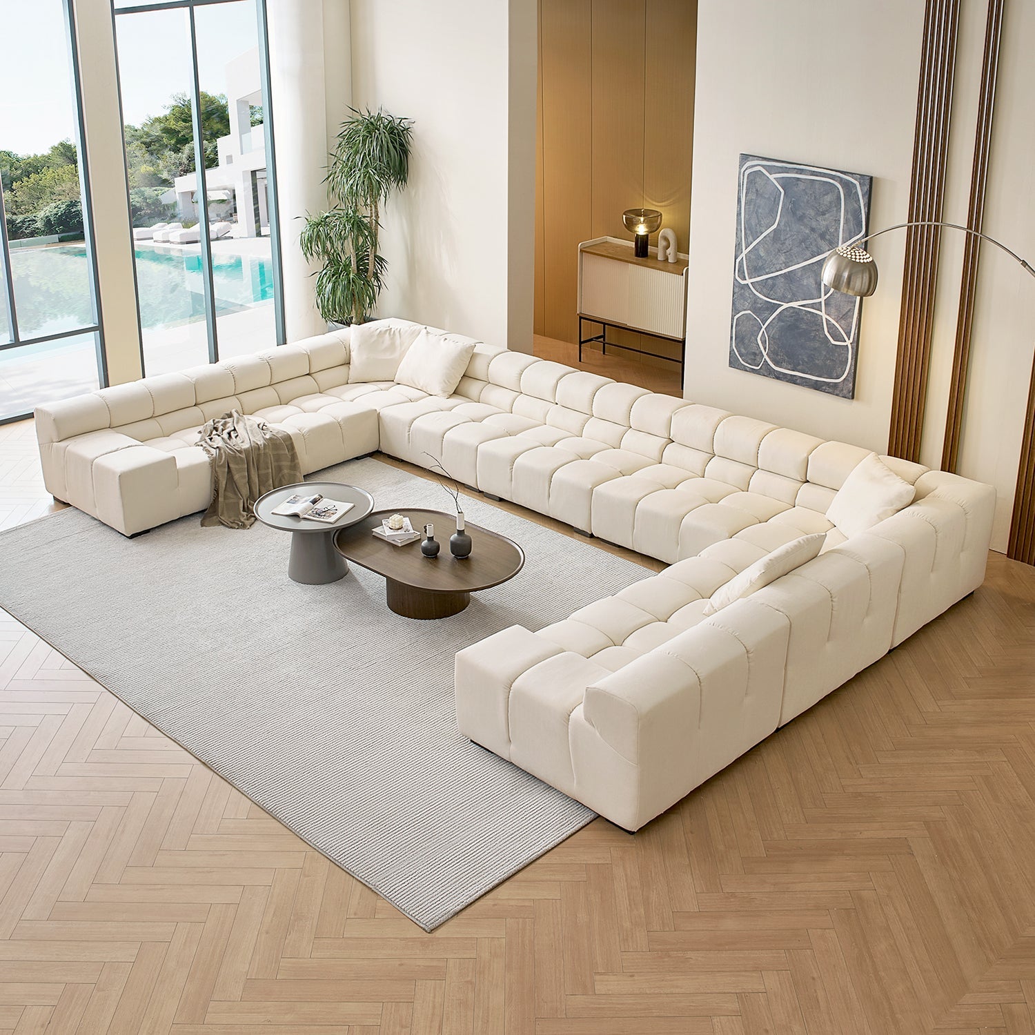 sectional - Amora U Lounge - MC - Mario Capasa