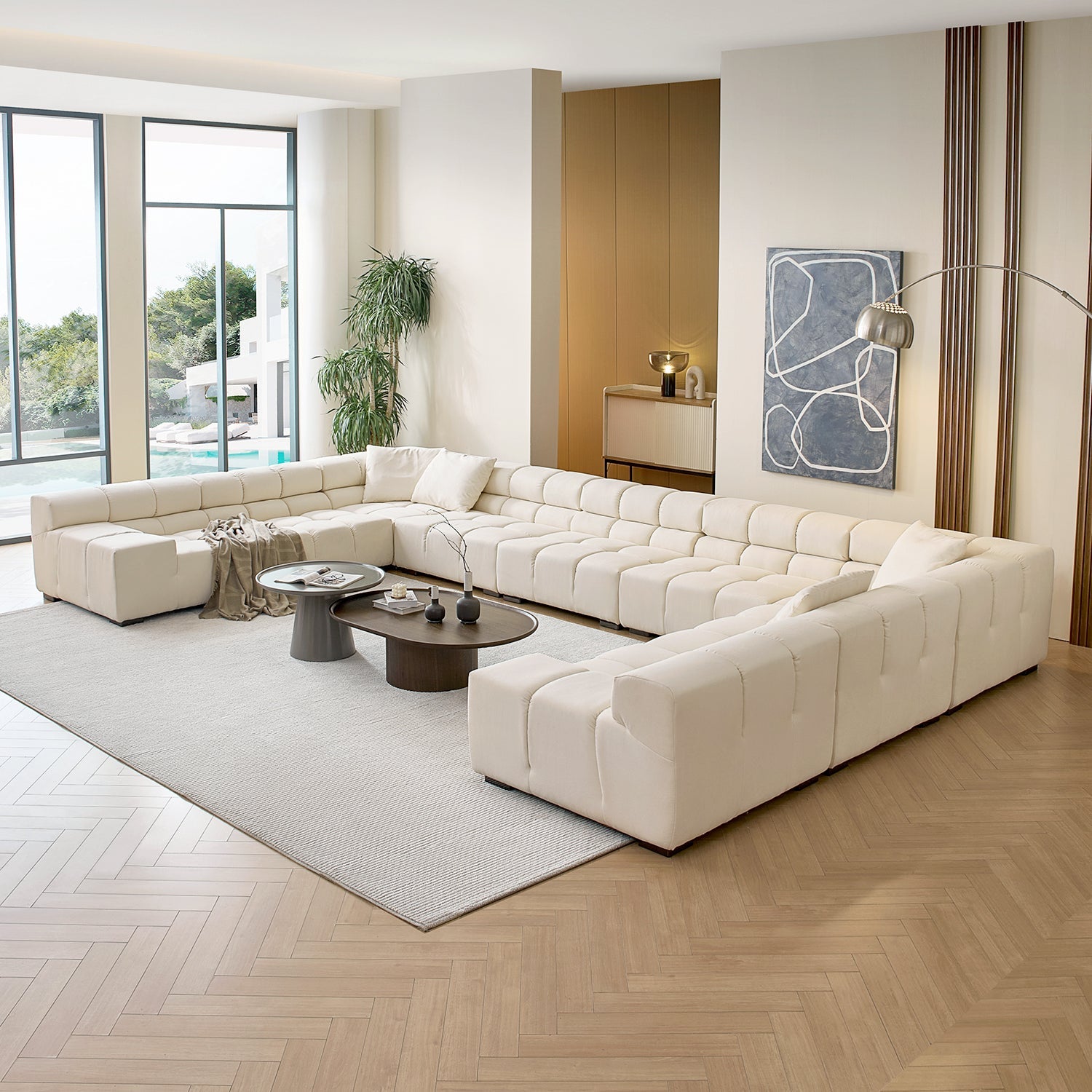 sectional - Amora U Lounge - MC - Mario Capasa