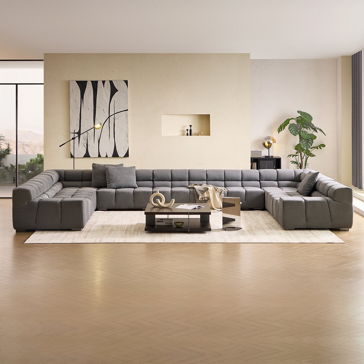 sectional - Amora U Lounge - MC - Mario Capasa