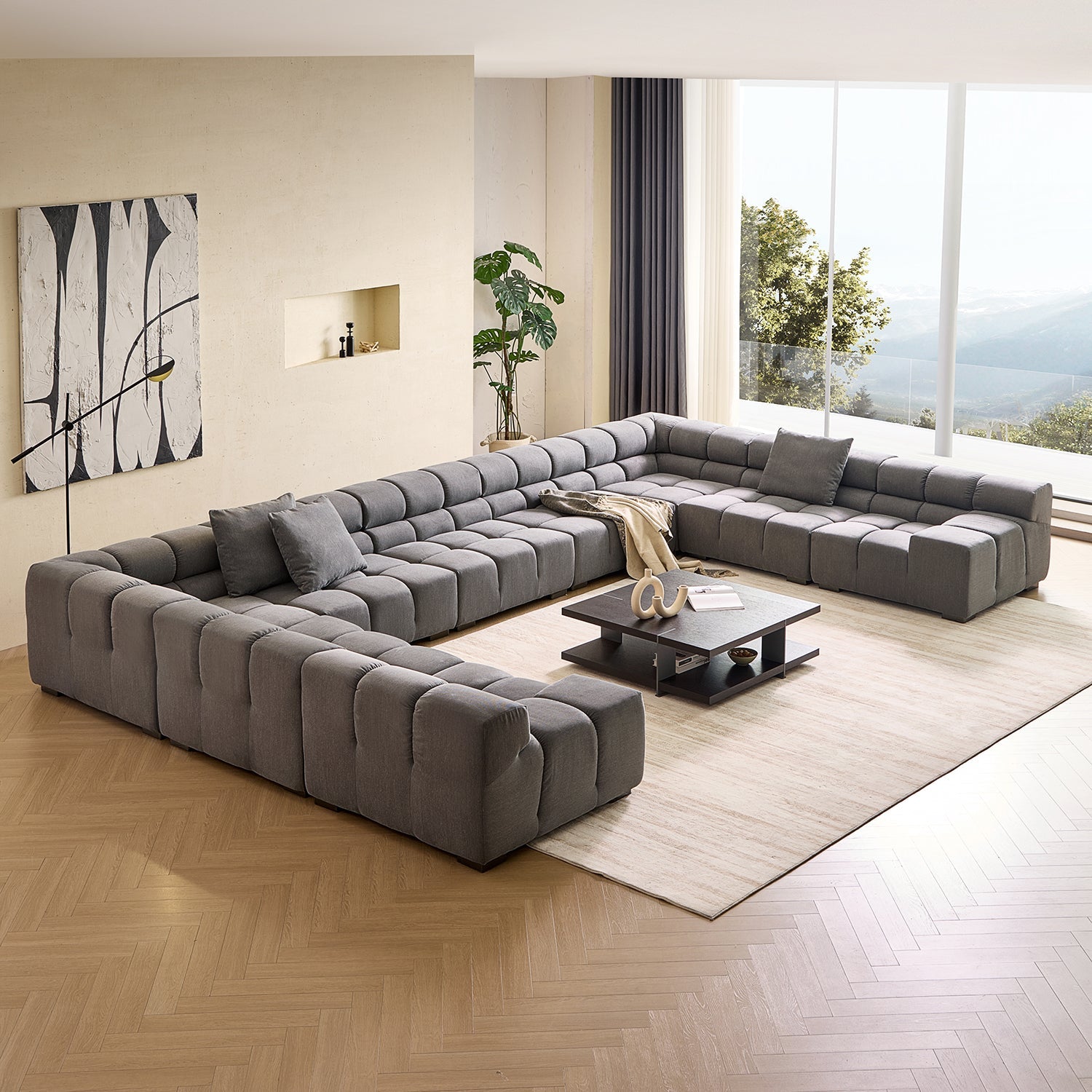 sectional - Amora U Lounge - MC - Mario Capasa