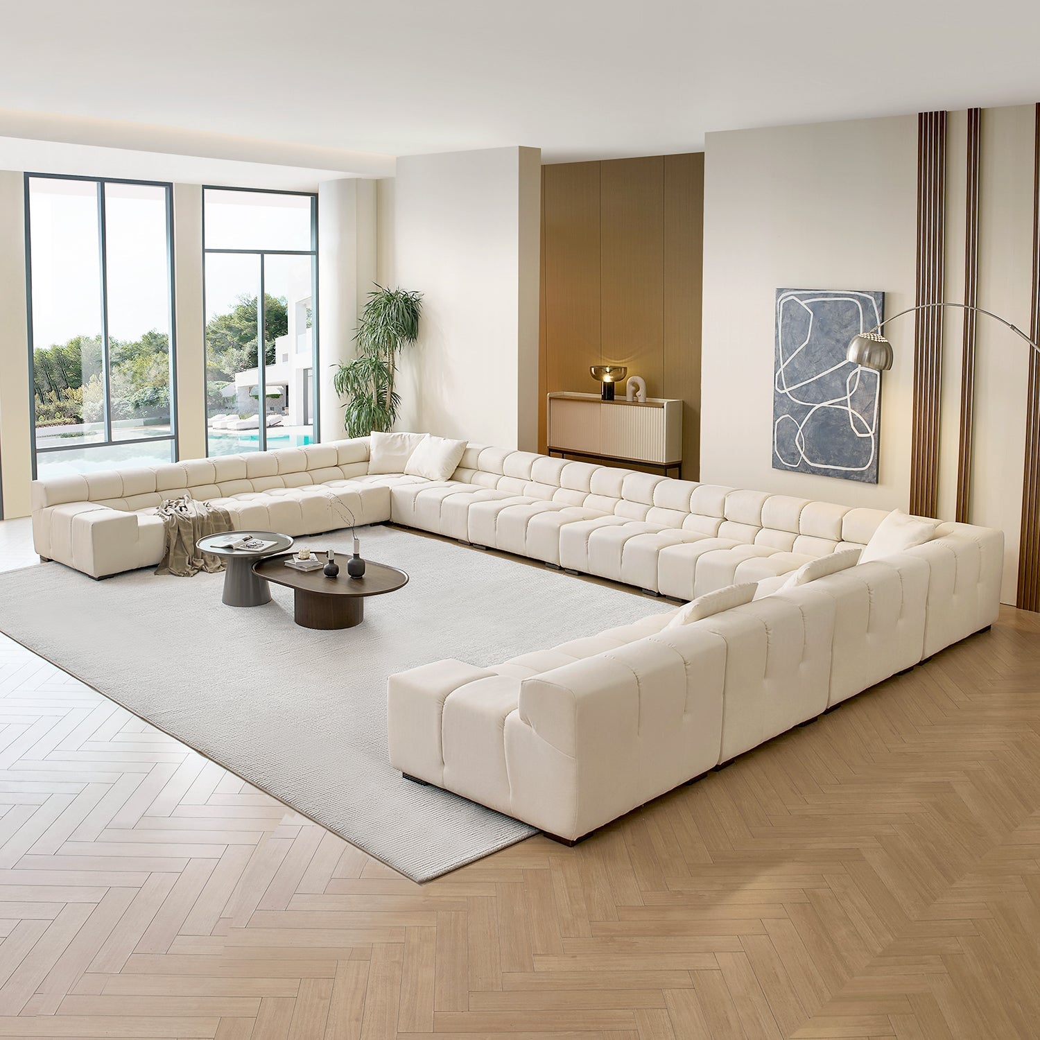 sectional - Amora U Lounge - MC - Mario Capasa