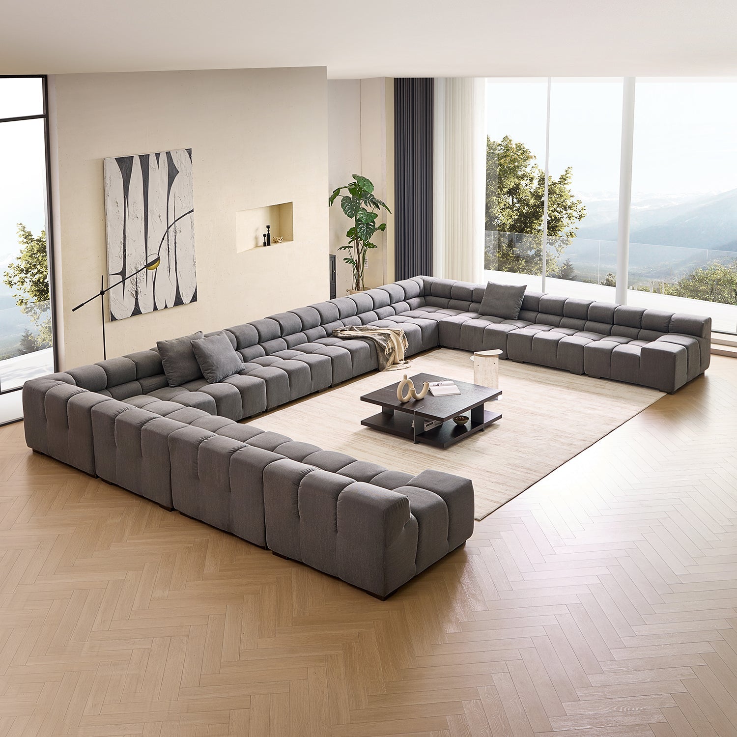 sectional - Amora U Lounge - MC - Mario Capasa