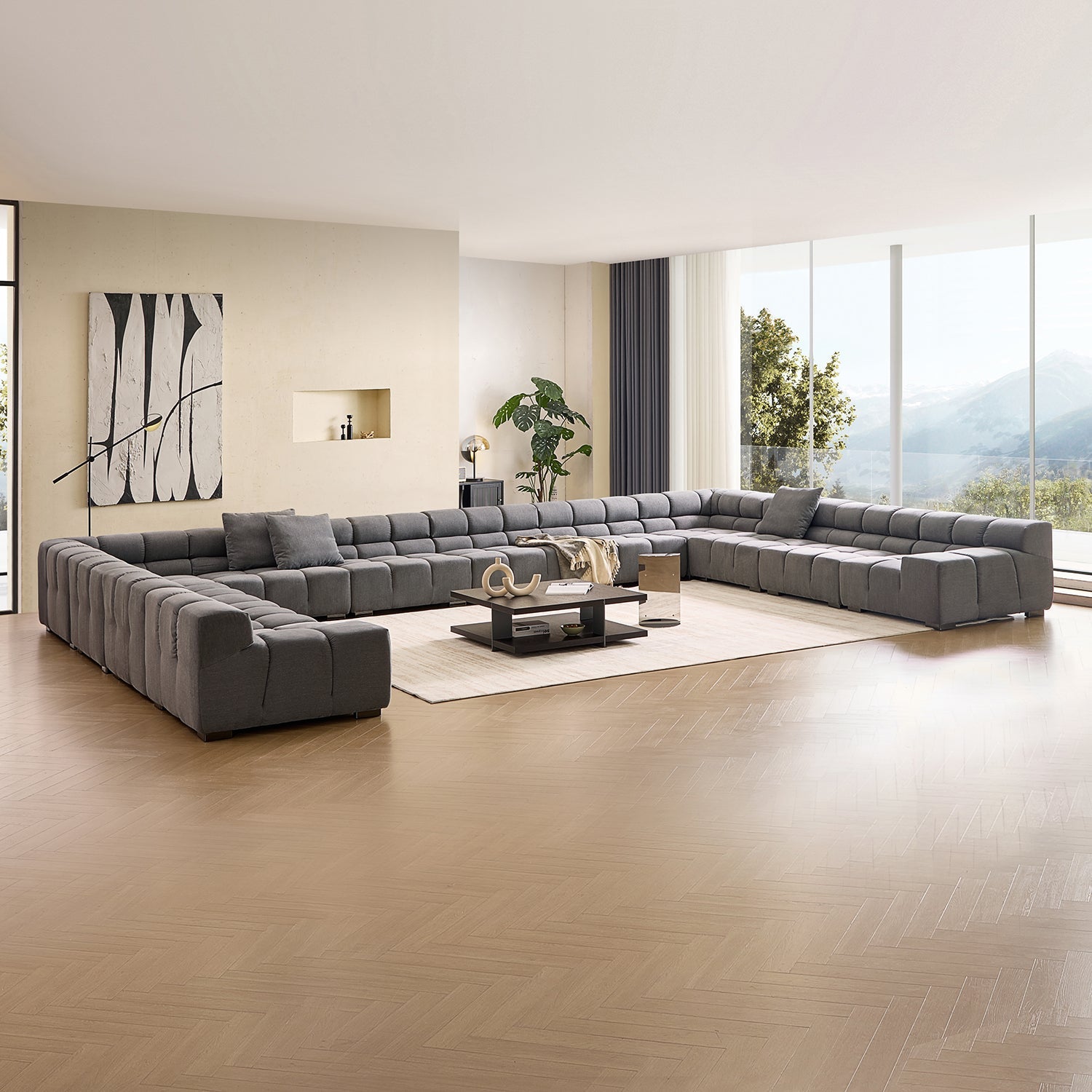 sectional - Amora U Lounge - MC - Mario Capasa