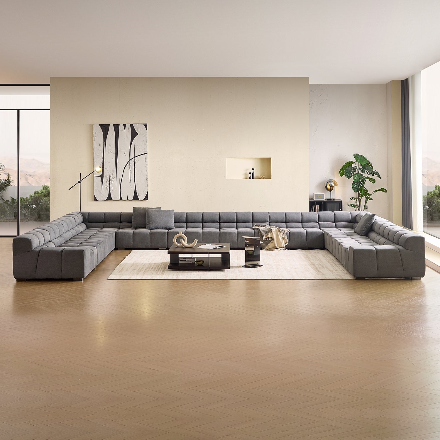 sectional - Amora U Lounge - MC - Mario Capasa