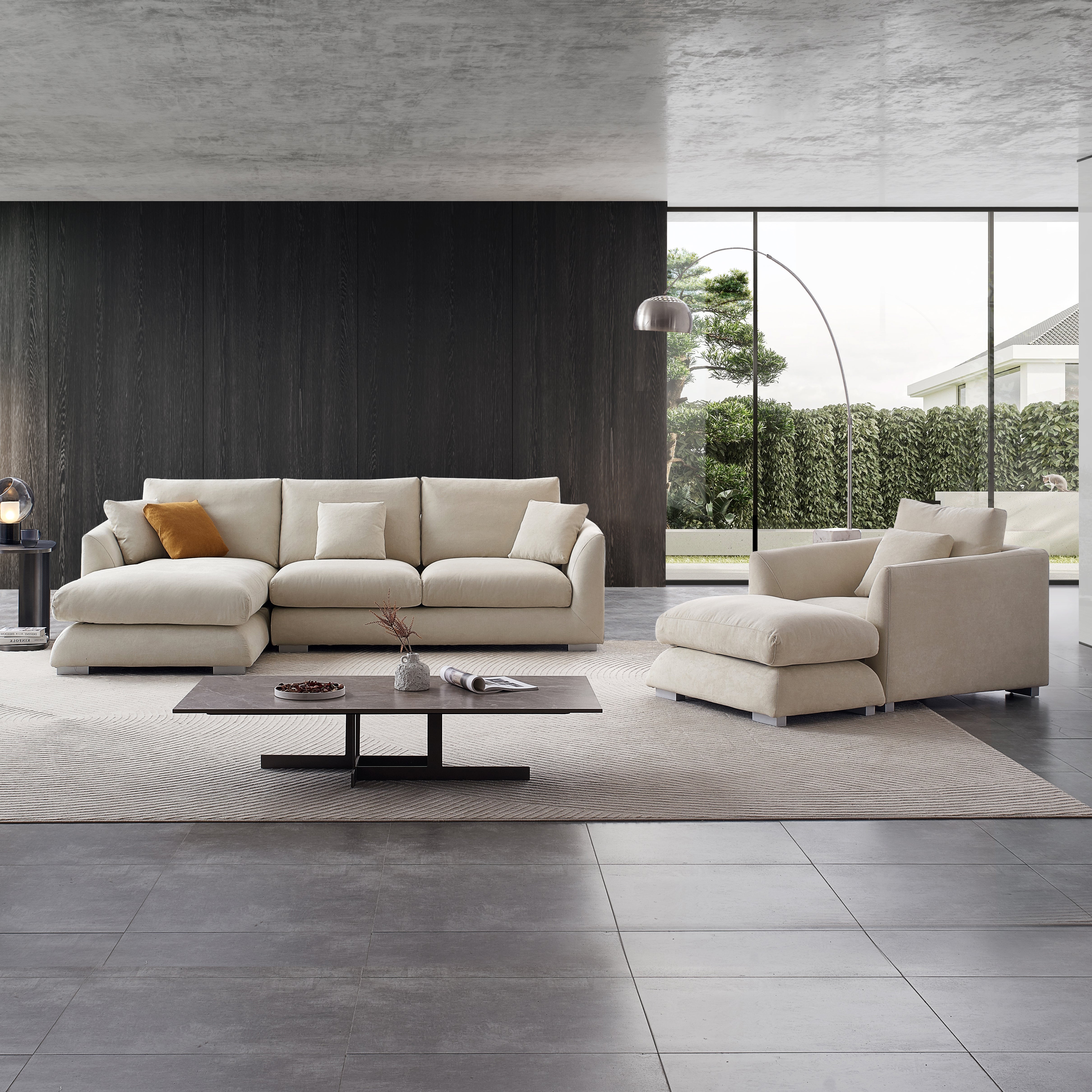 Sofa - Feathers Room Set - MC - Mario Capasa