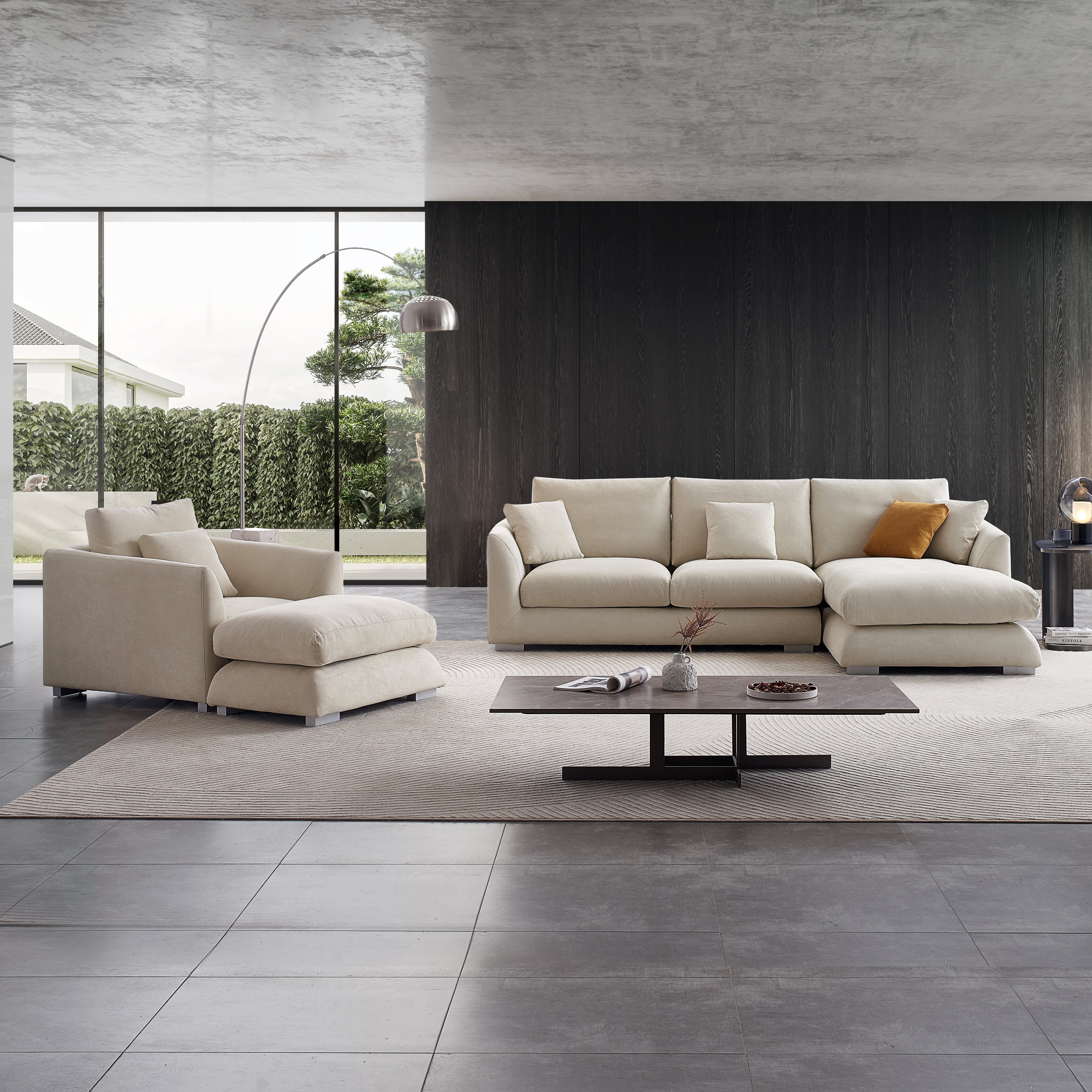 Sofa - Feathers Room Set - MC - Mario Capasa
