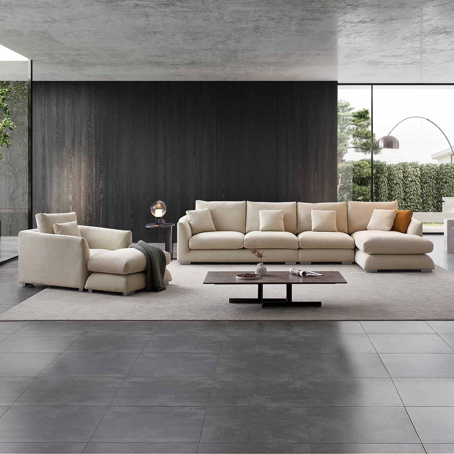 Sofa - Feathers Room Set - MC - Mario Capasa