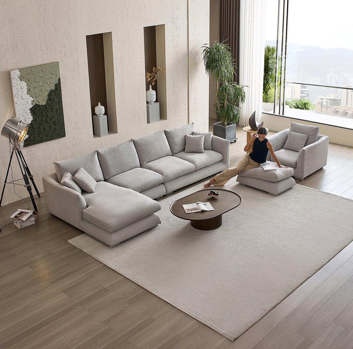 Sofa - Feathers Room Set - MC - Mario Capasa