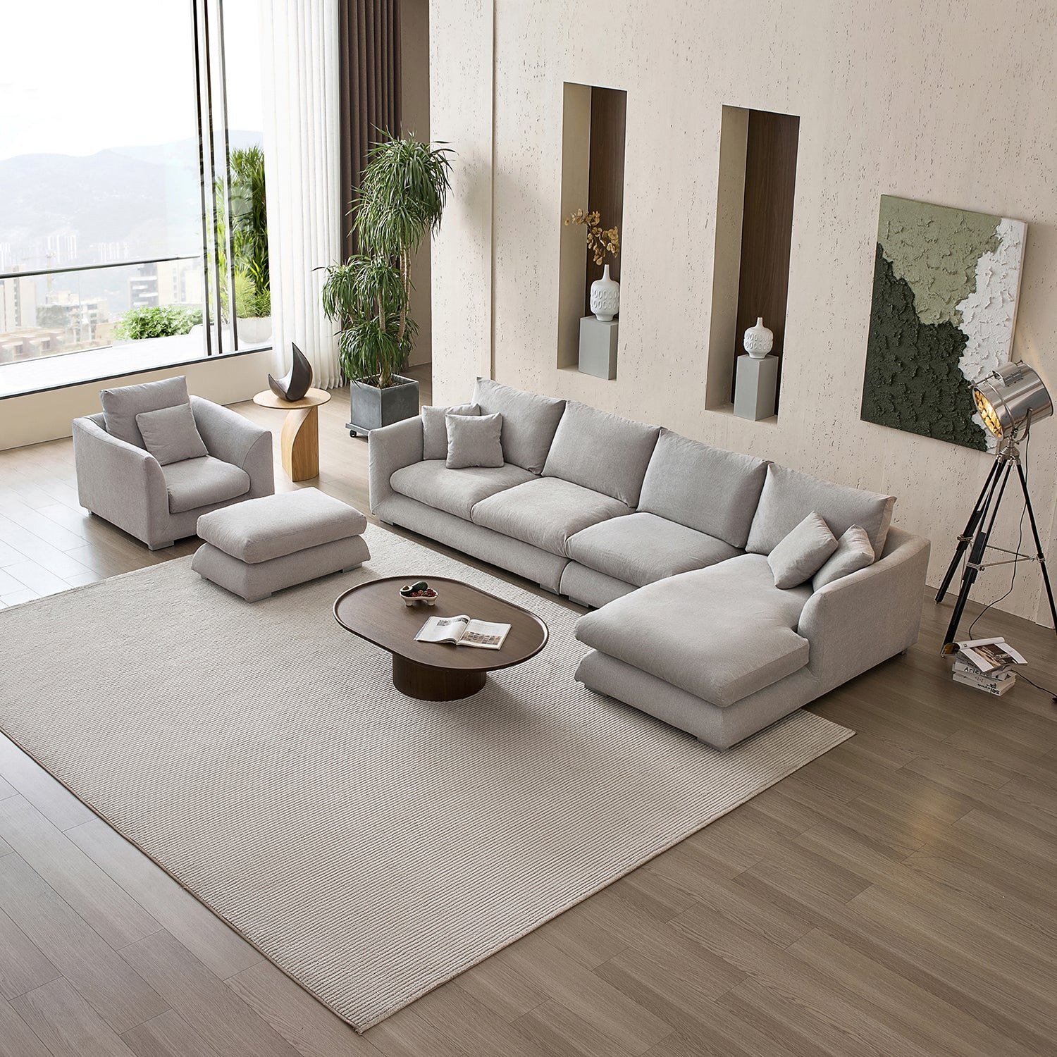 Sofa - Feathers Room Set - MC - Mario Capasa