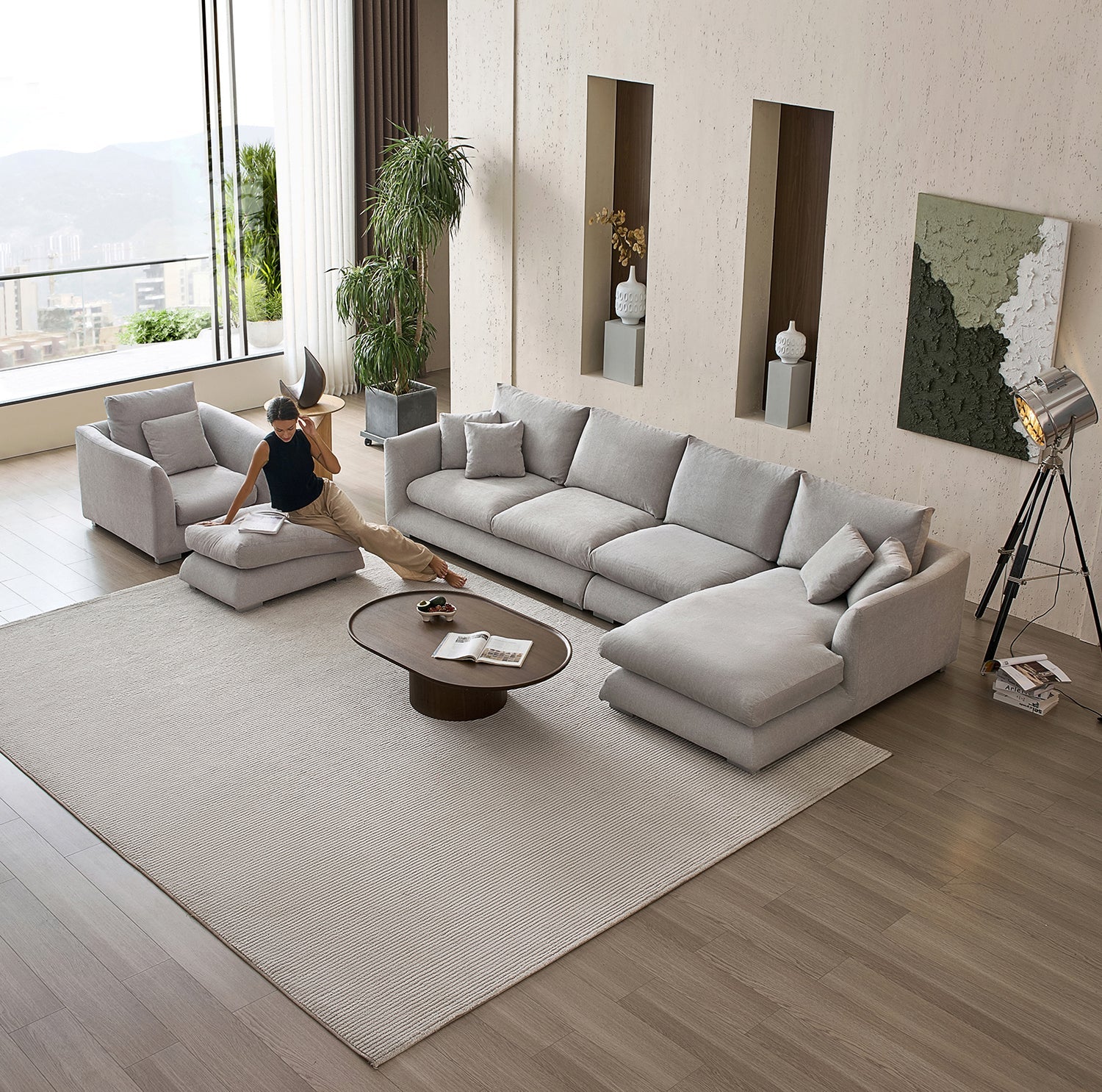 Sofa - Feathers Room Set - MC - Mario Capasa