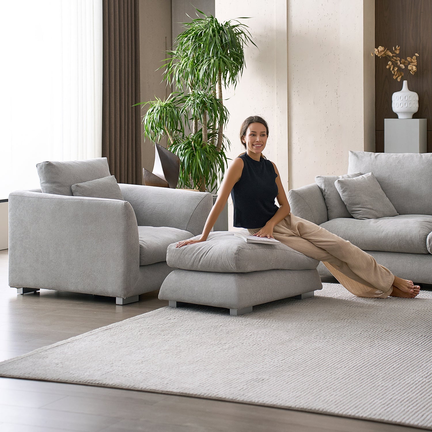 Sofa - Feathers Room Set - MC - Mario Capasa