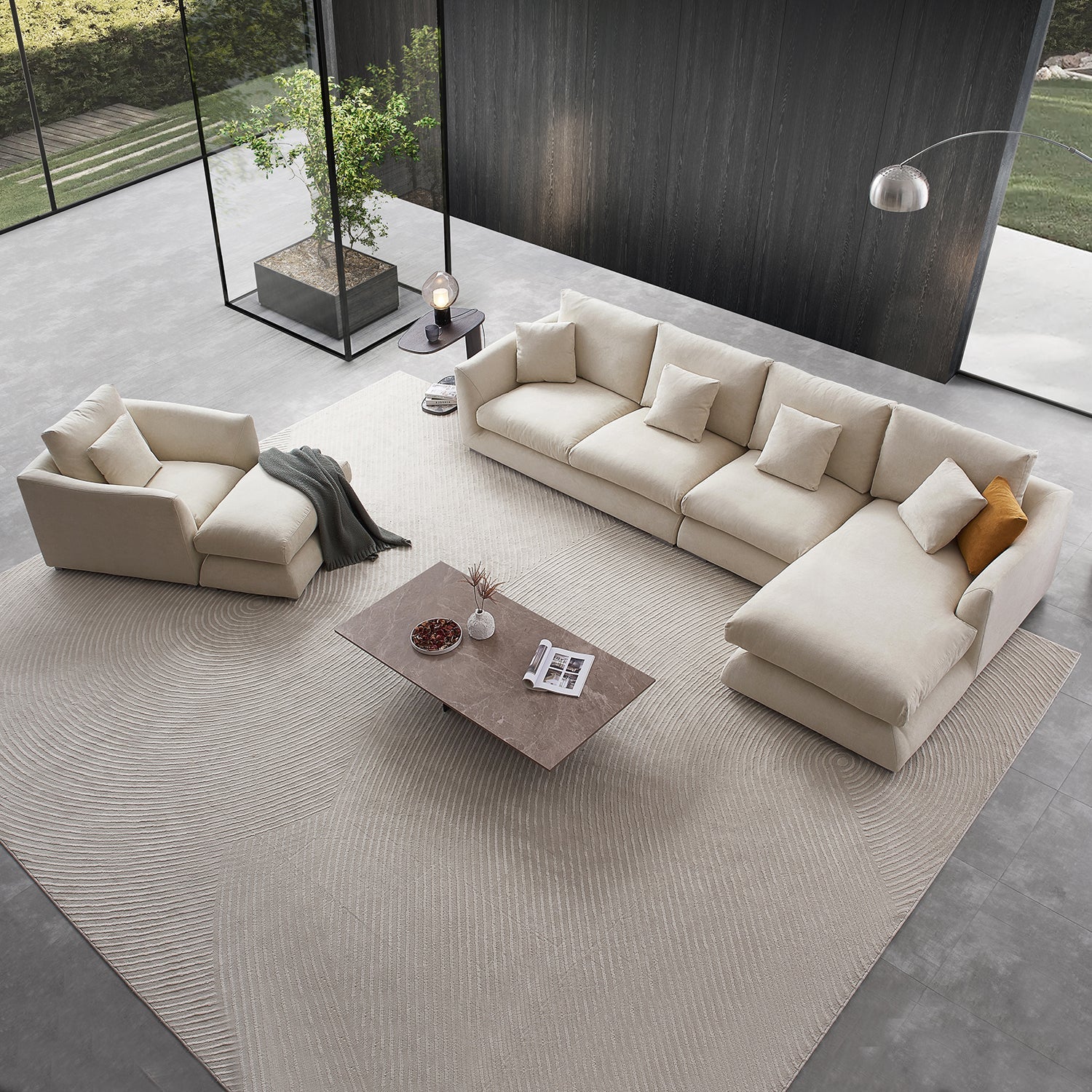 Sofa - Feathers Room Set - MC - Mario Capasa