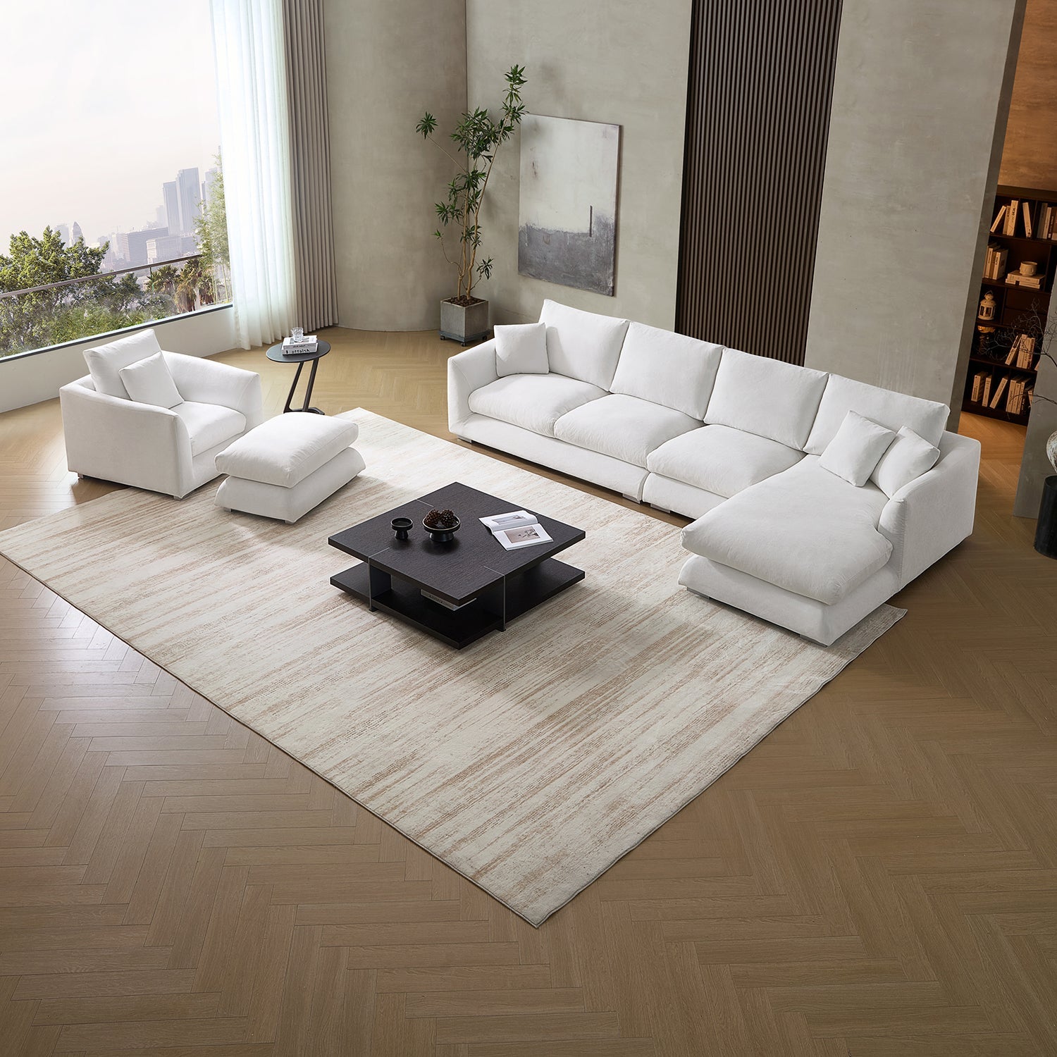 Sofa - Feathers Room Set - MC - Mario Capasa