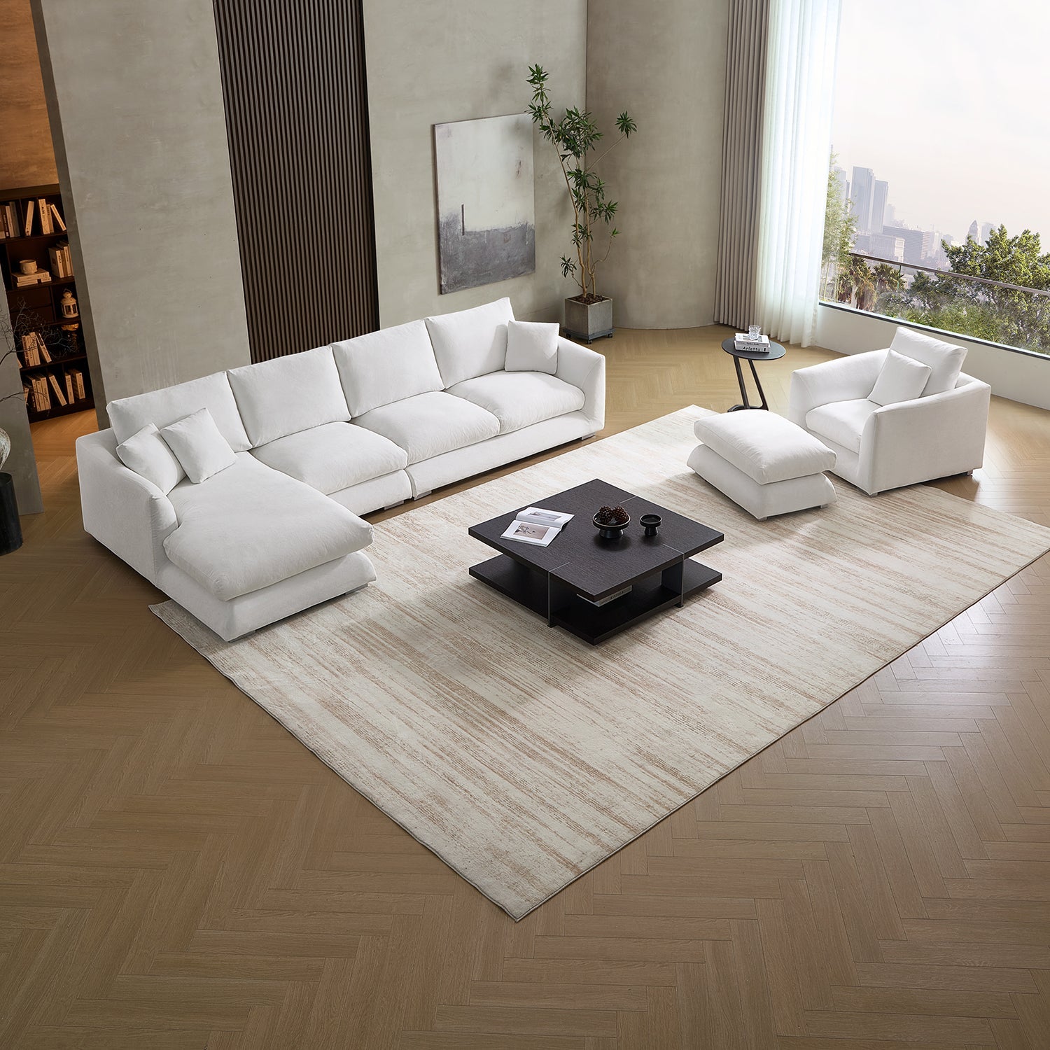 Sofa - Feathers Room Set - MC - Mario Capasa