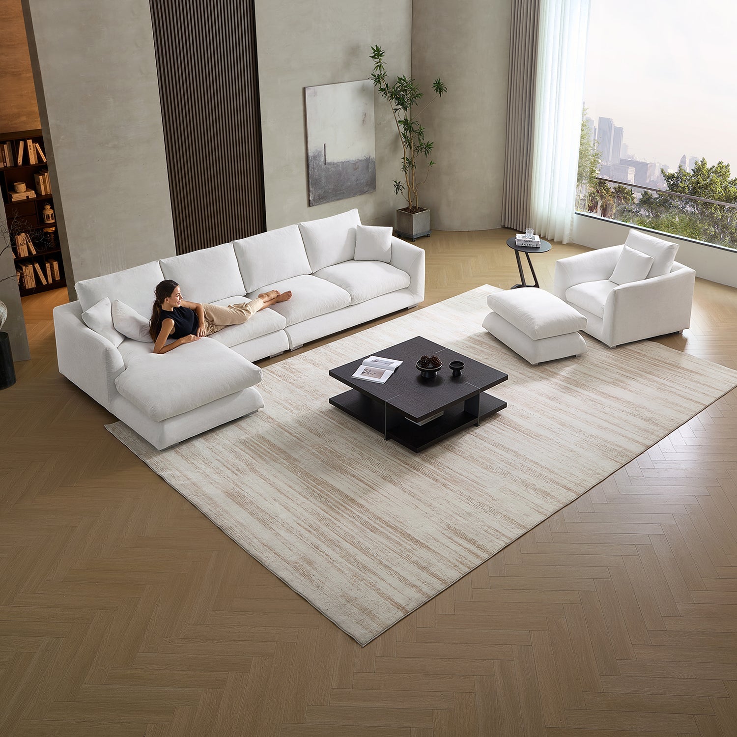 Sofa - Feathers Room Set - MC - Mario Capasa