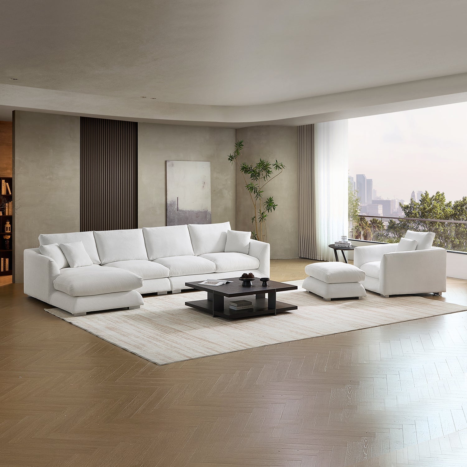 Sofa - Feathers Room Set - MC - Mario Capasa