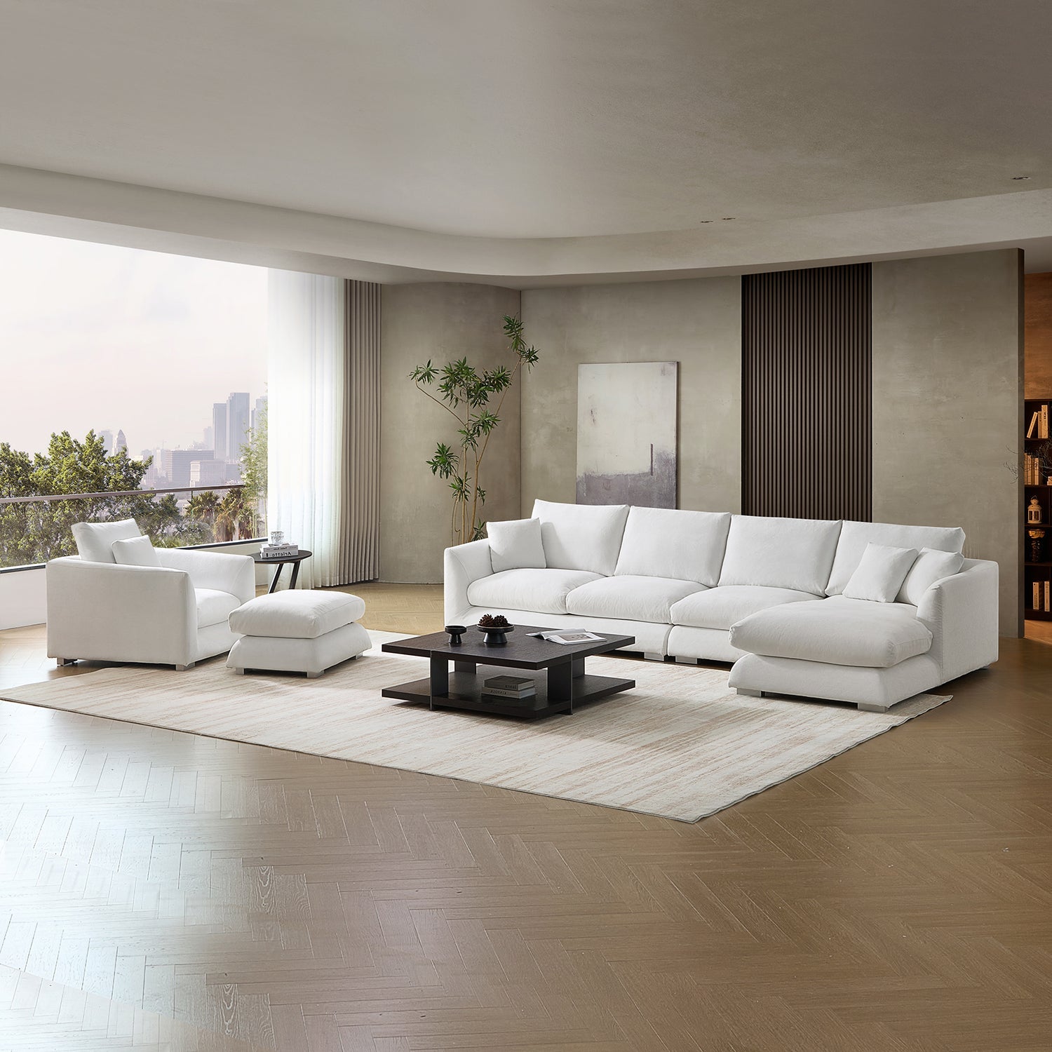 Sofa - Feathers Room Set - MC - Mario Capasa