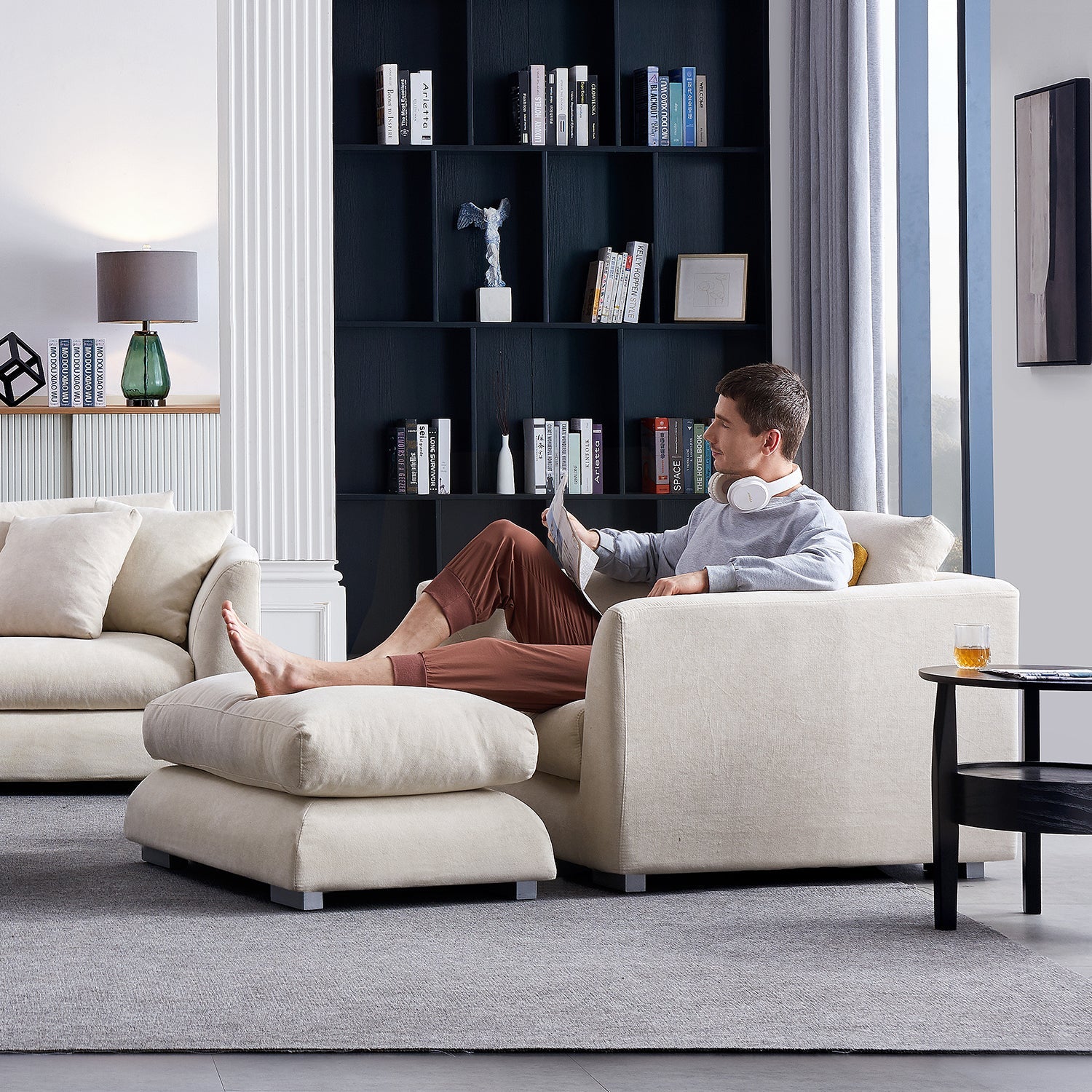 Sofa - Feathers Room Set - MC - Mario Capasa