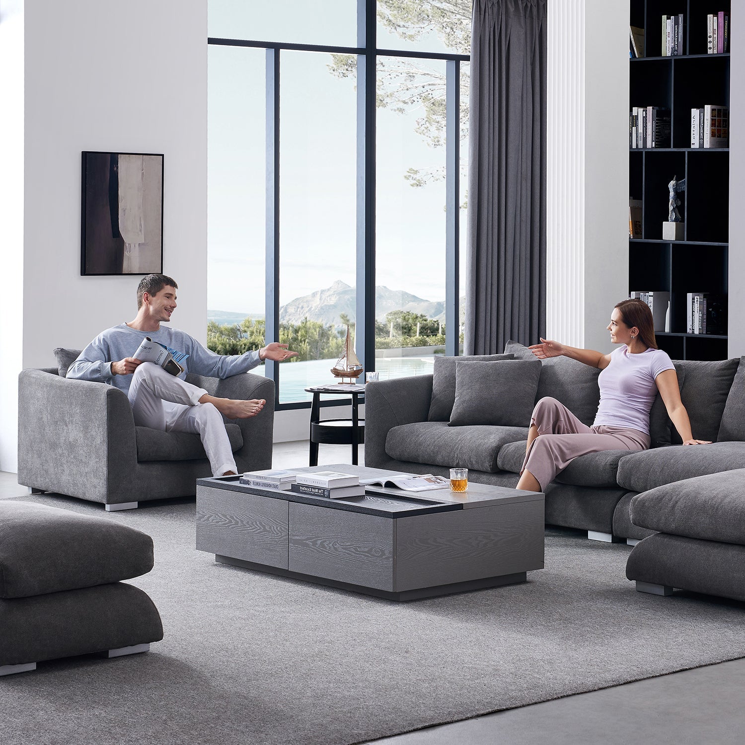 Sofa - Feathers Room Set - MC - Mario Capasa