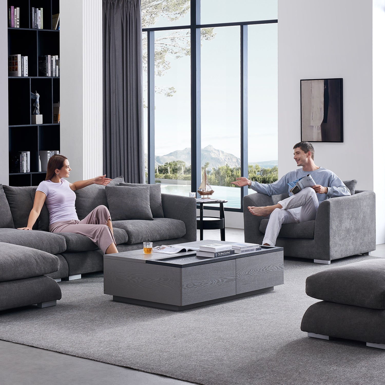Sofa - Feathers Room Set - MC - Mario Capasa