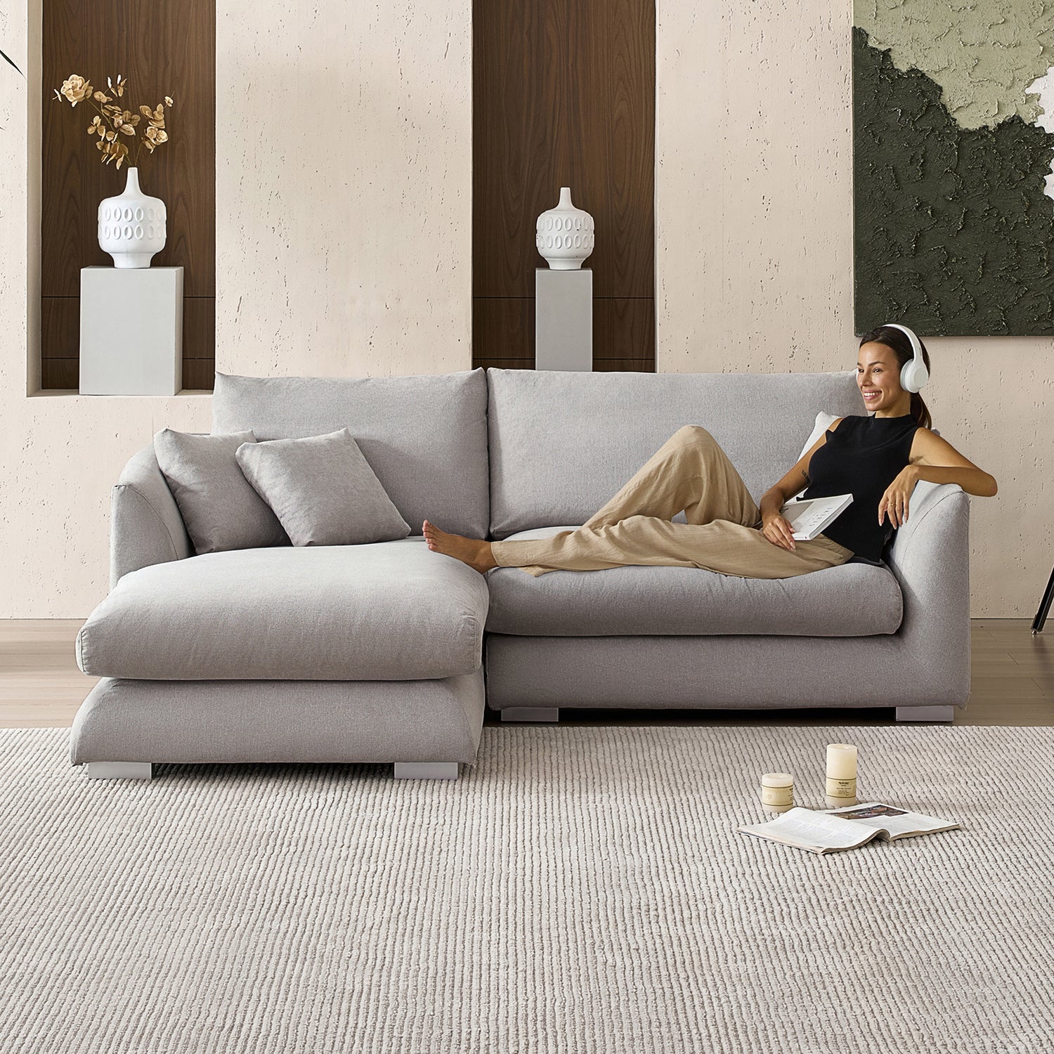 sectional - Feathers Sectional - MC - Mario Capasa