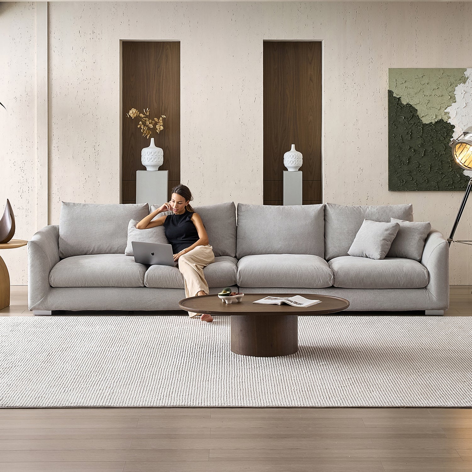 Sofa - Feathers Sofa - MC - Mario Capasa