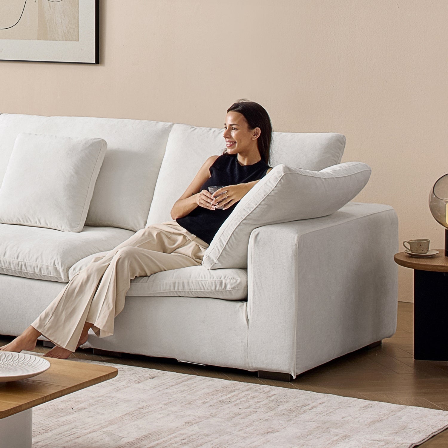 sectional - Hyperfoam Tivoli Cloud Sectional - MC - Mario Capasa