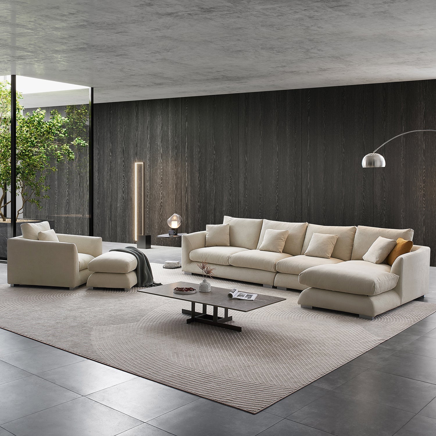 Sofa - Feathers Room Set - MC - Mario Capasa
