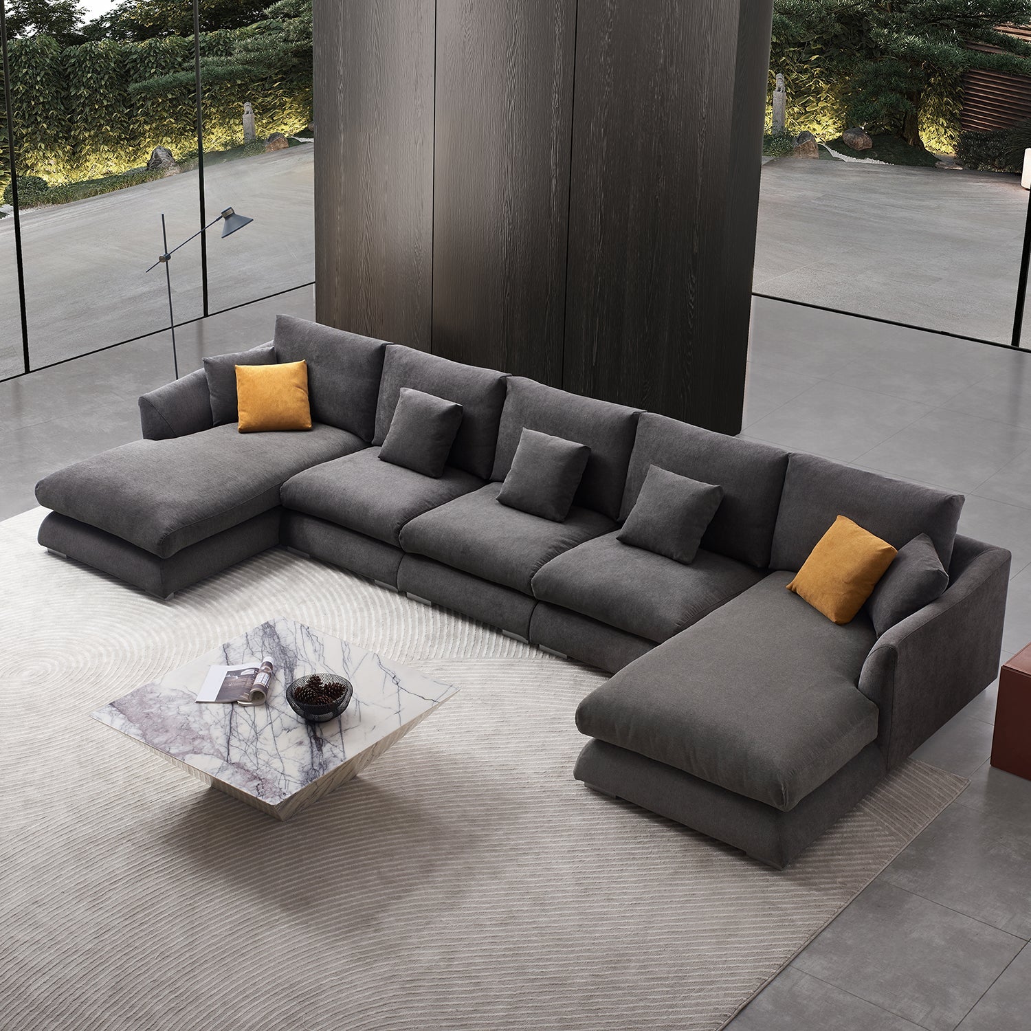 Feathers U-Sectional - Mario Capasa