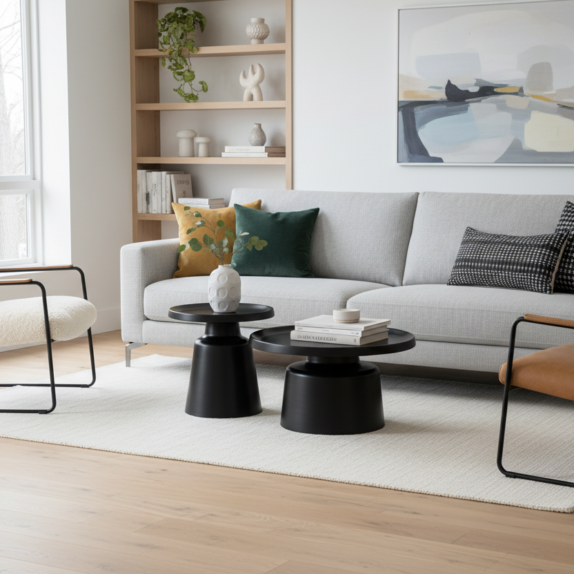 Martini Coffee Table Set - Set of 2