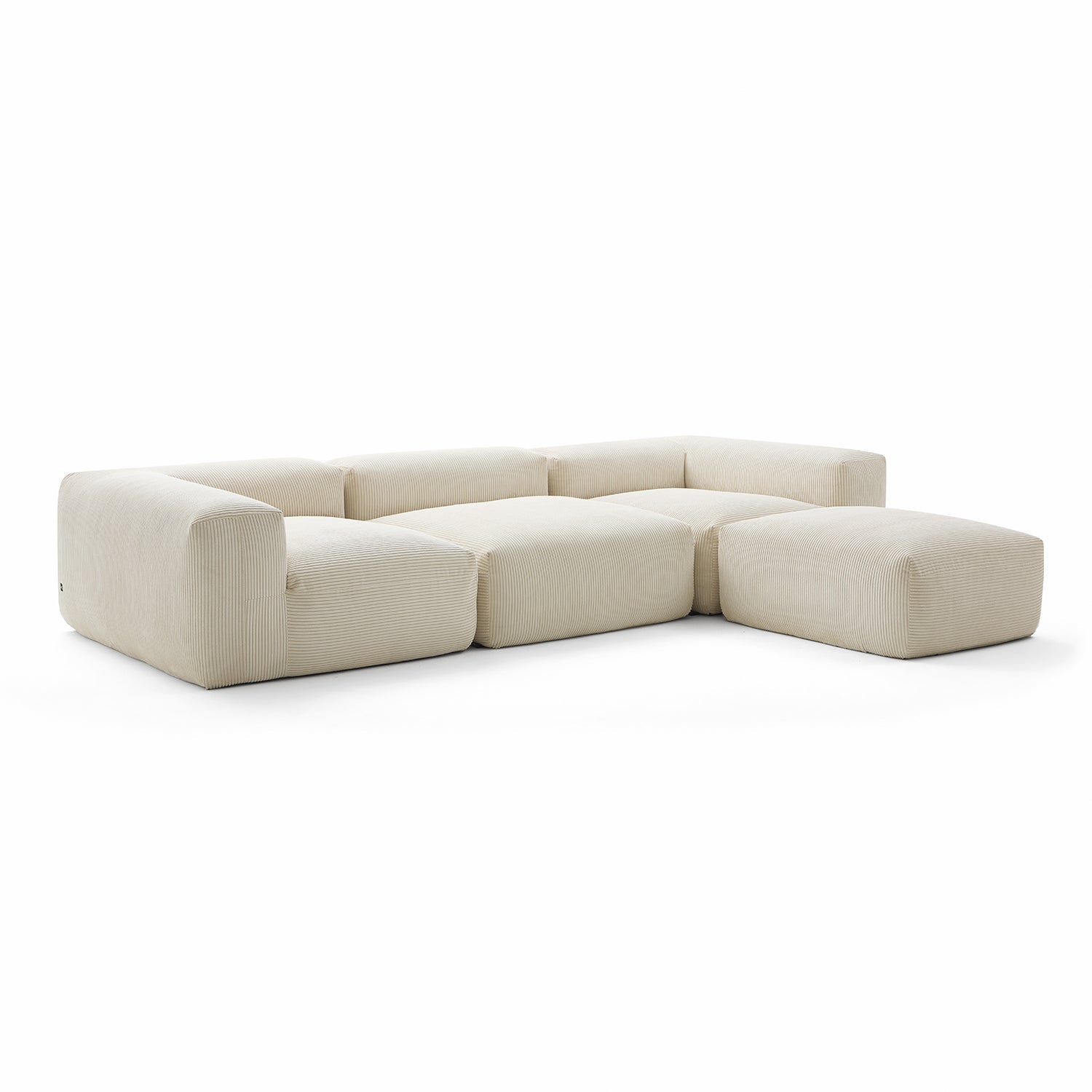 Modular Sofa - Mellow Extra Deep Sectional with Ottoman - MC - Mario Capasa