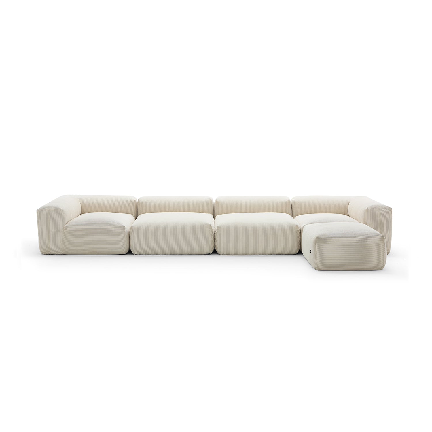 Modular Sofa - Mellow Extra Deep Sectional with Ottoman - MC - Mario Capasa