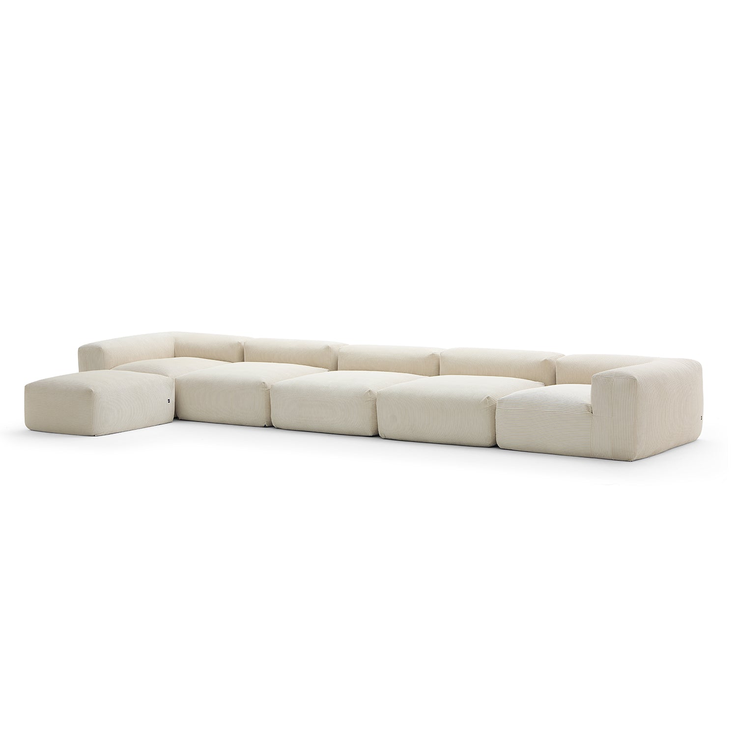 Modular Sofa - Mellow Extra Deep Sectional with Ottoman - MC - Mario Capasa