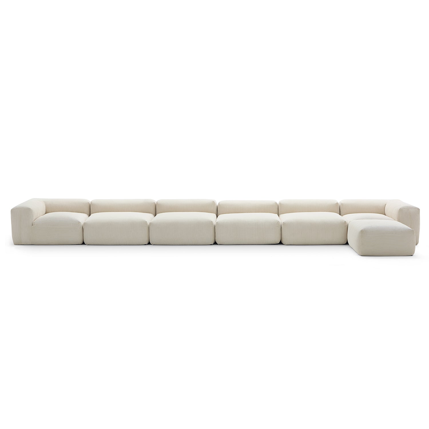 Modular Sofa - Mellow Extra Deep Sectional with Ottoman - MC - Mario Capasa