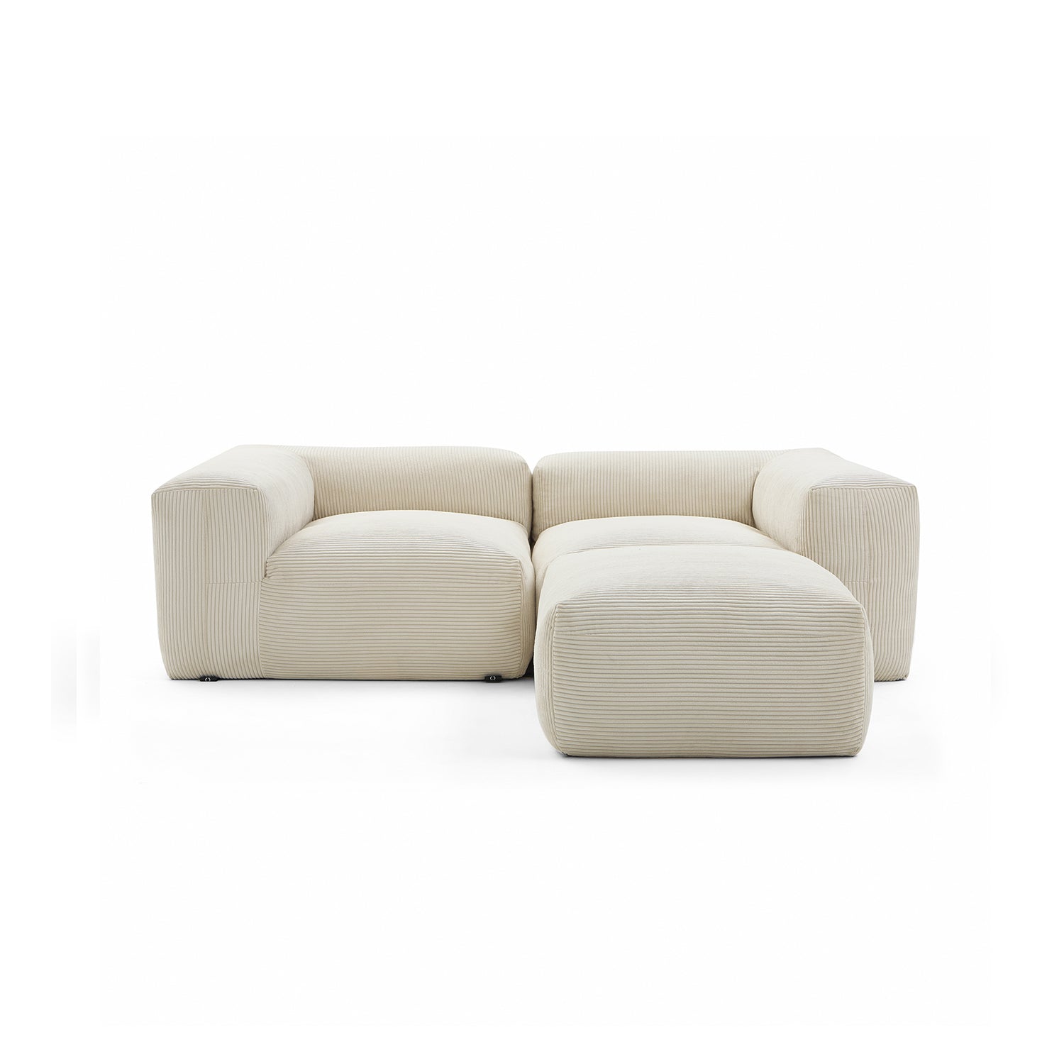 Modular Sofa - Mellow Extra Deep Sectional with Ottoman - MC - Mario Capasa