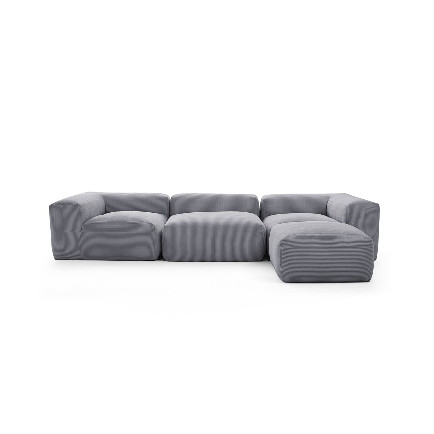 Modular Sofa - Mellow Extra Deep Sectional with Ottoman - MC - Mario Capasa