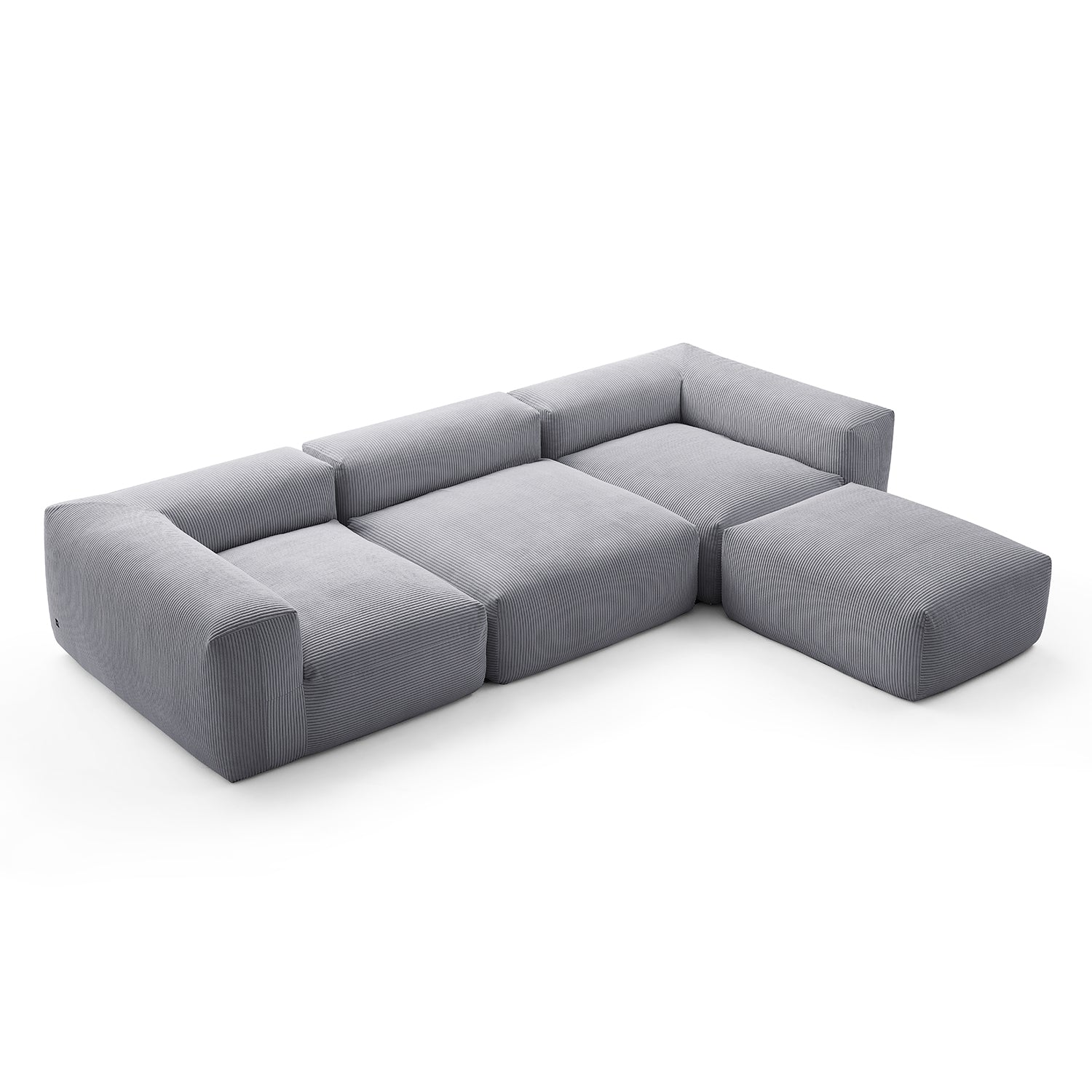 Modular Sofa - Mellow Extra Deep Sectional with Ottoman - MC - Mario Capasa