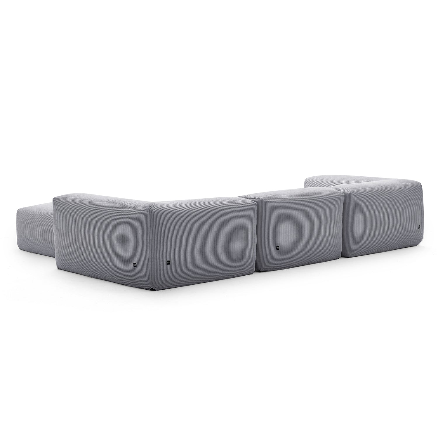 Modular Sofa - Mellow Extra Deep Sectional with Ottoman - MC - Mario Capasa