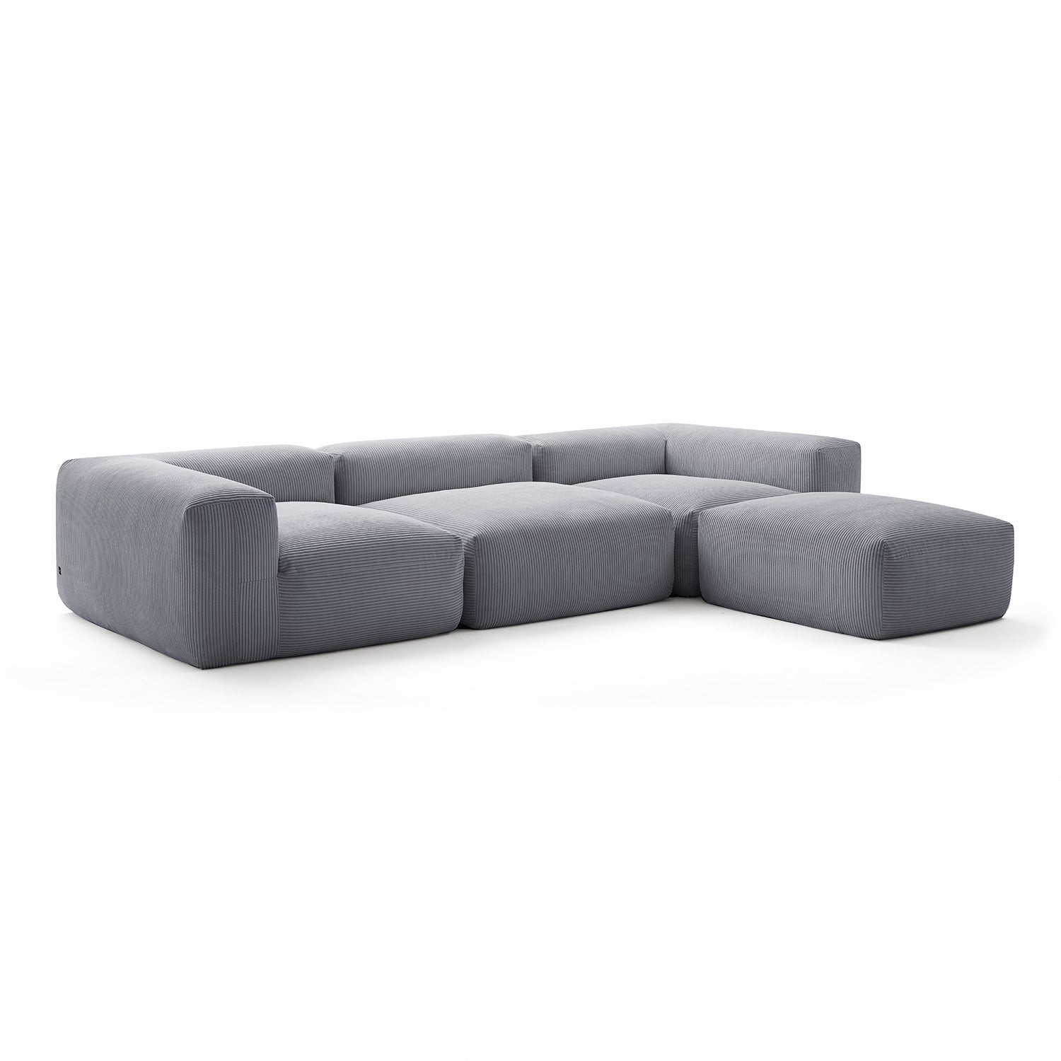 Modular Sofa - Mellow Extra Deep Sectional with Ottoman - MC - Mario Capasa